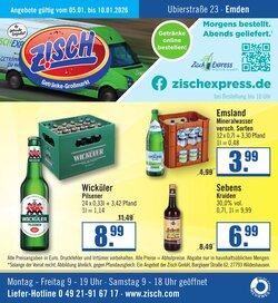 Zisch Prospekt (ab 05.01.2026) zum Blättern - Seite 1