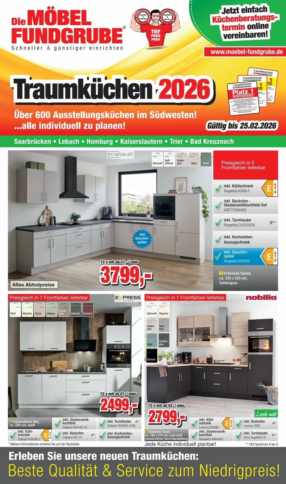 Möbelfundgrube Prospekt (ab 06.01.2026) zum Blättern - Seite 1