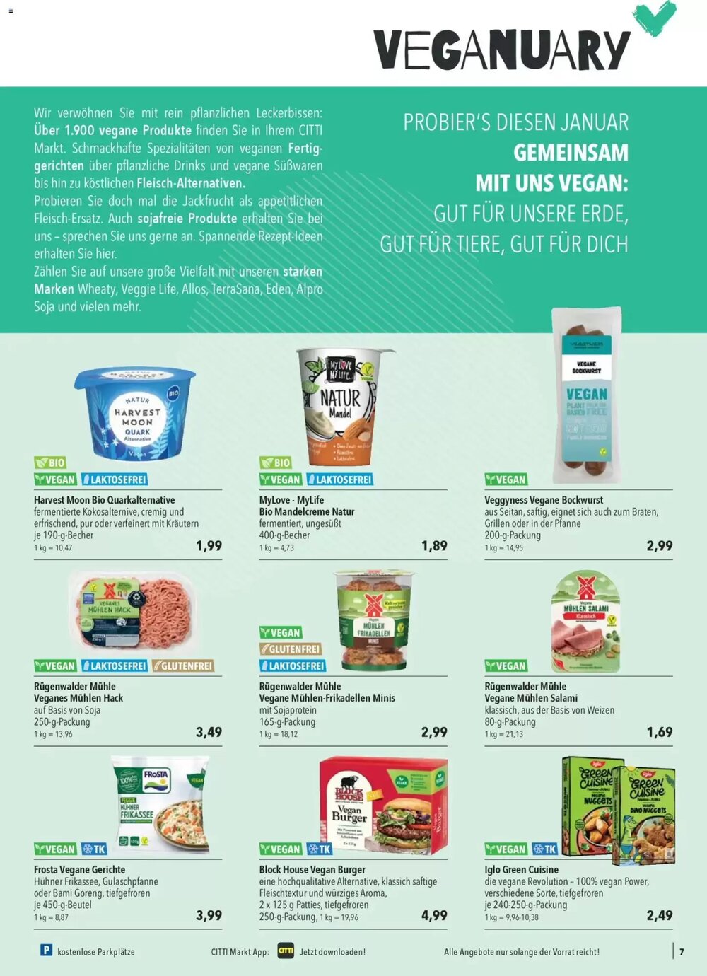 CITTI Markt Prospekt (ab 07.01.2026) zum Blättern - Seite 7
