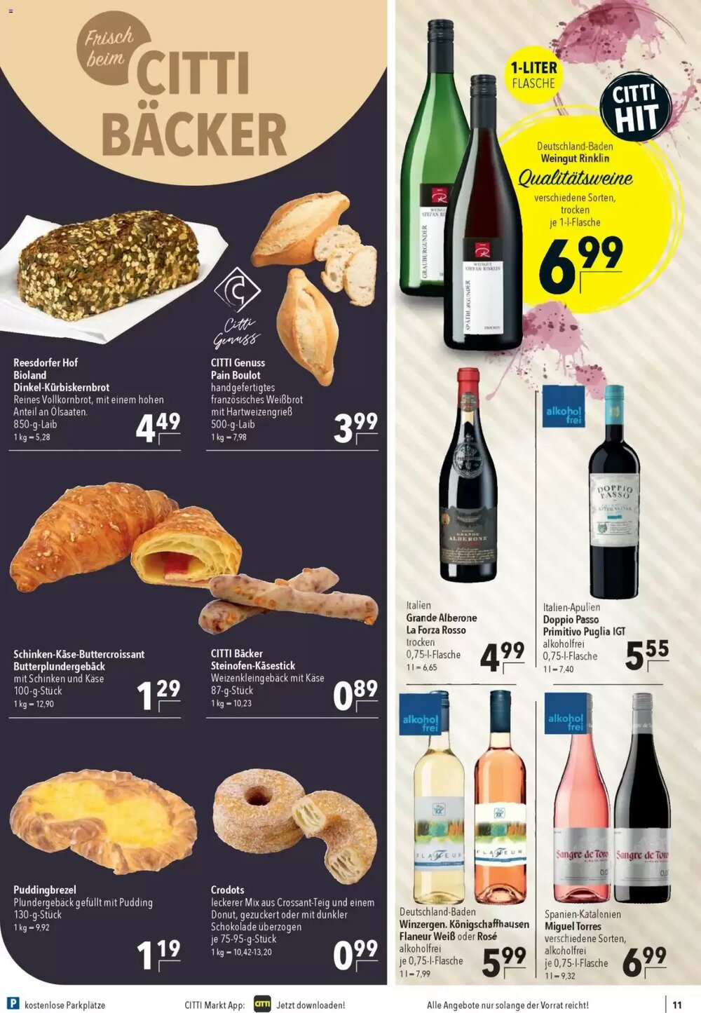 CITTI Markt Prospekt (ab 07.01.2026) zum Blättern - Seite 11