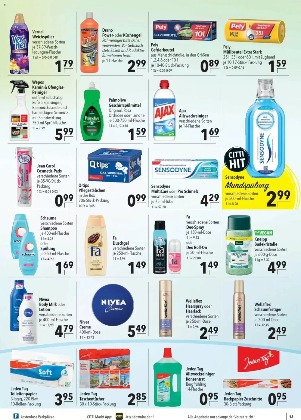 CITTI Markt Prospekt (ab 07.01.2026) zum Blättern - Seite 13