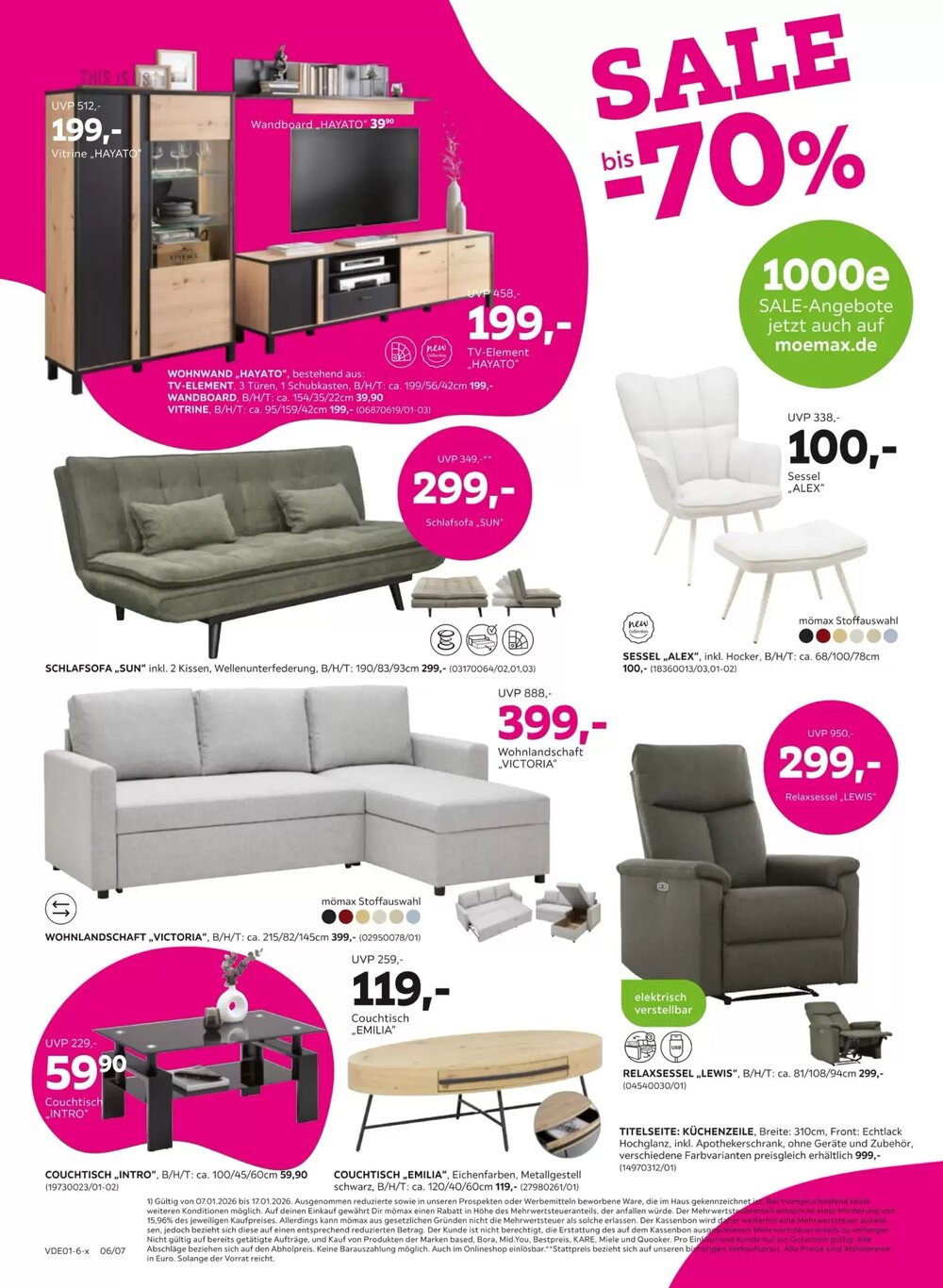 Mömax Prospekt (ab 07.01.2026) zum Blättern - Seite 6