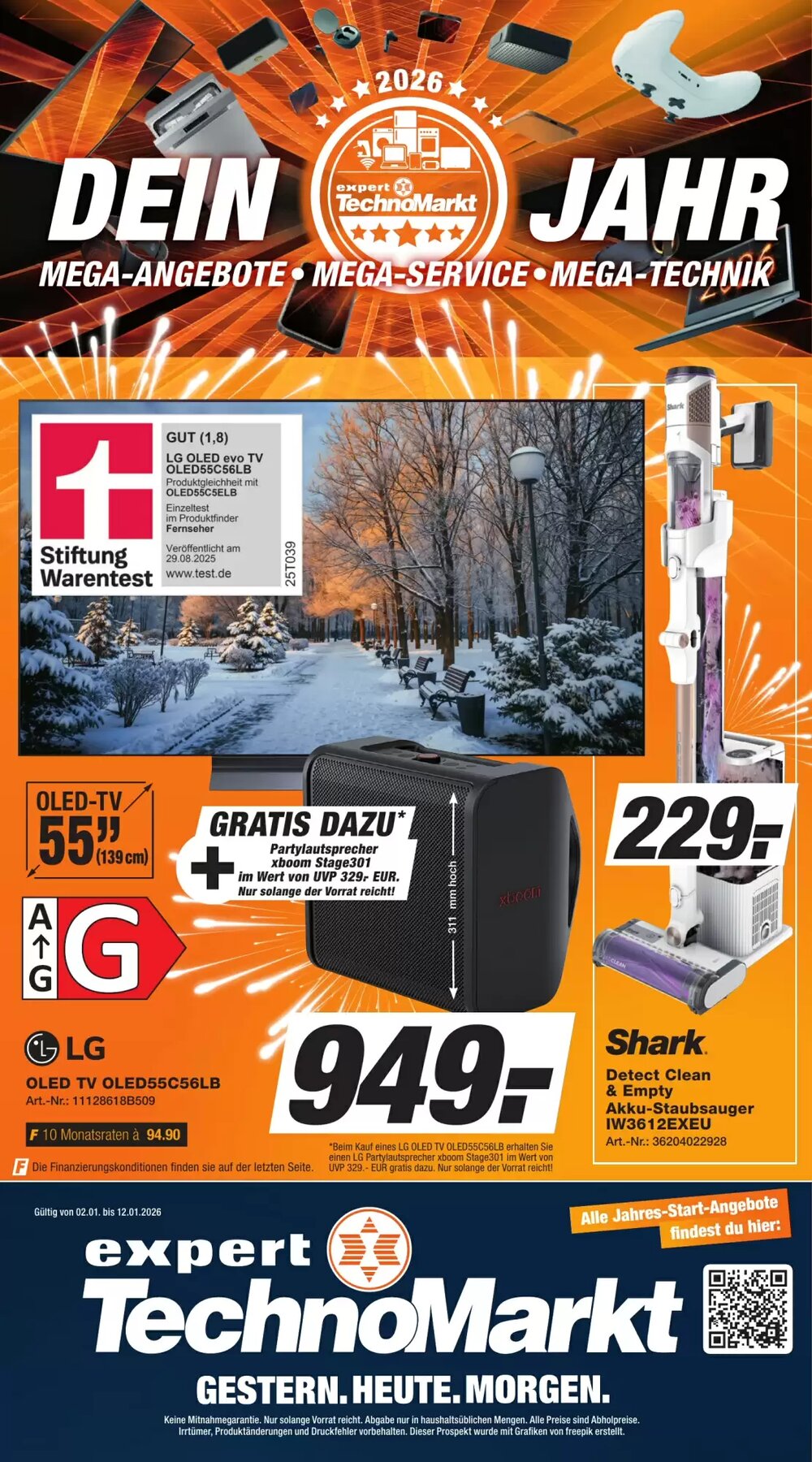 Expert Technomarkt Prospekt (ab 07.01.2026) zum Blättern - Seite 1