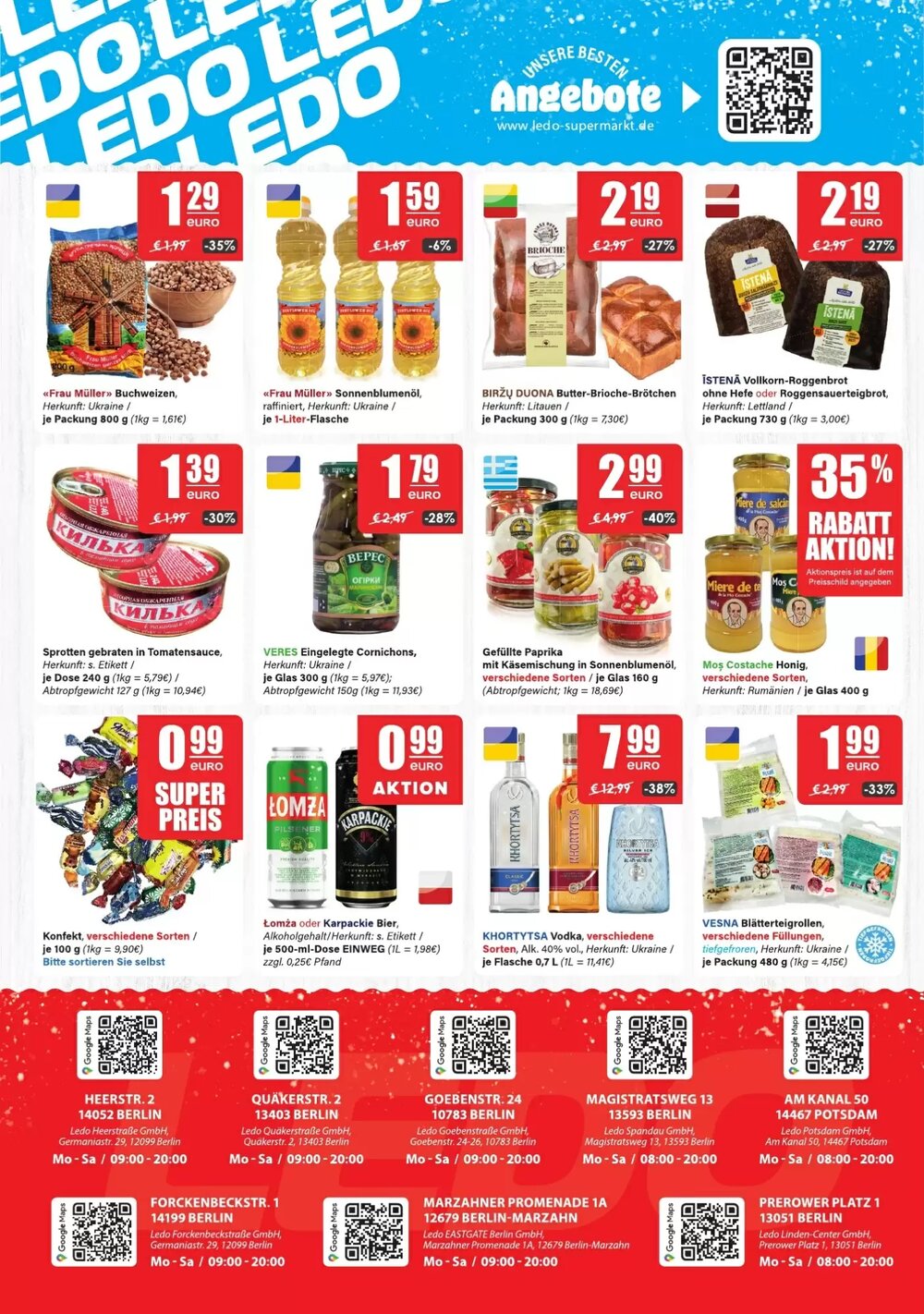LEDO Prospekt (ab 07.01.2026) zum Blättern - Seite 1