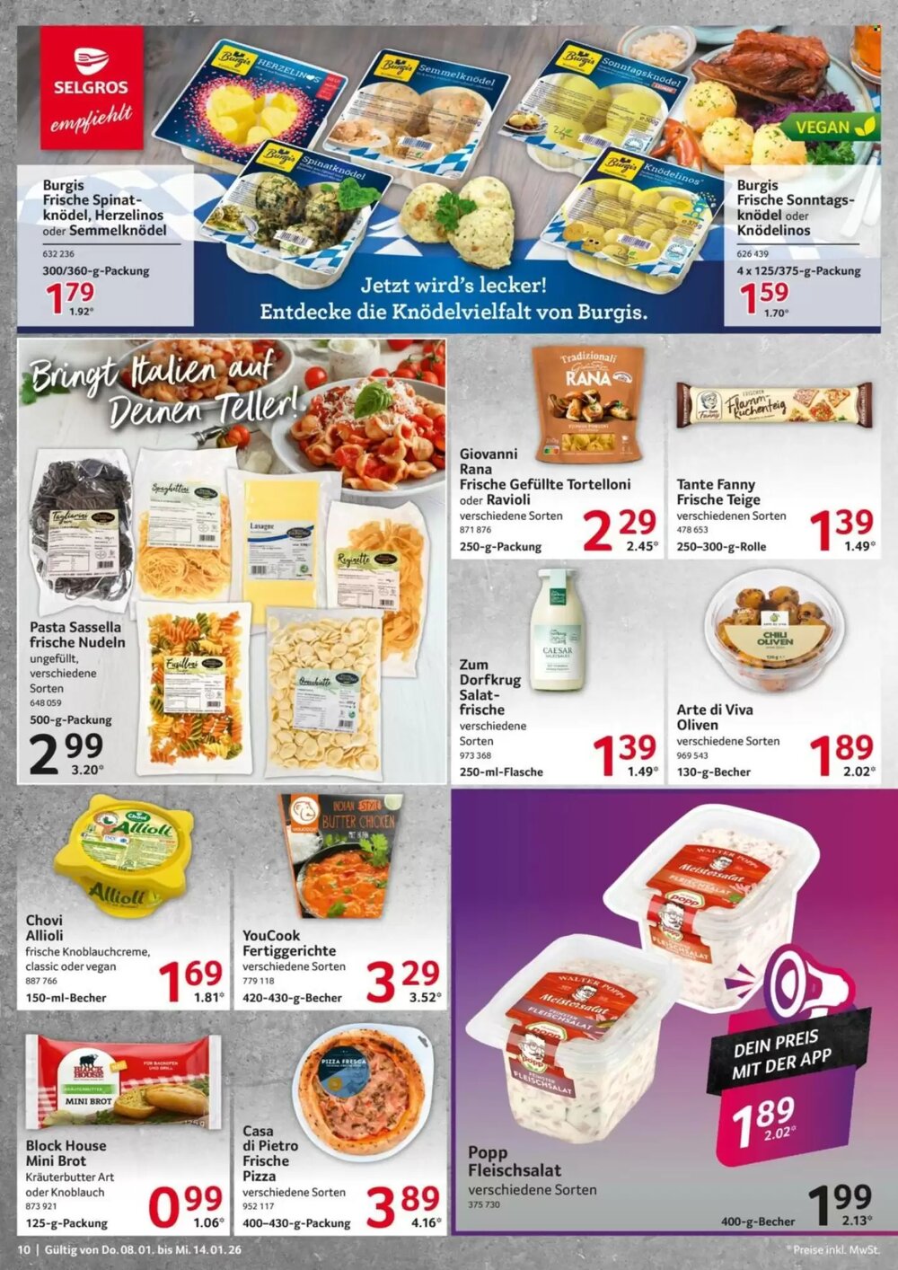Selgros Prospekt (ab 08.01.2026) zum Blättern - Seite 10