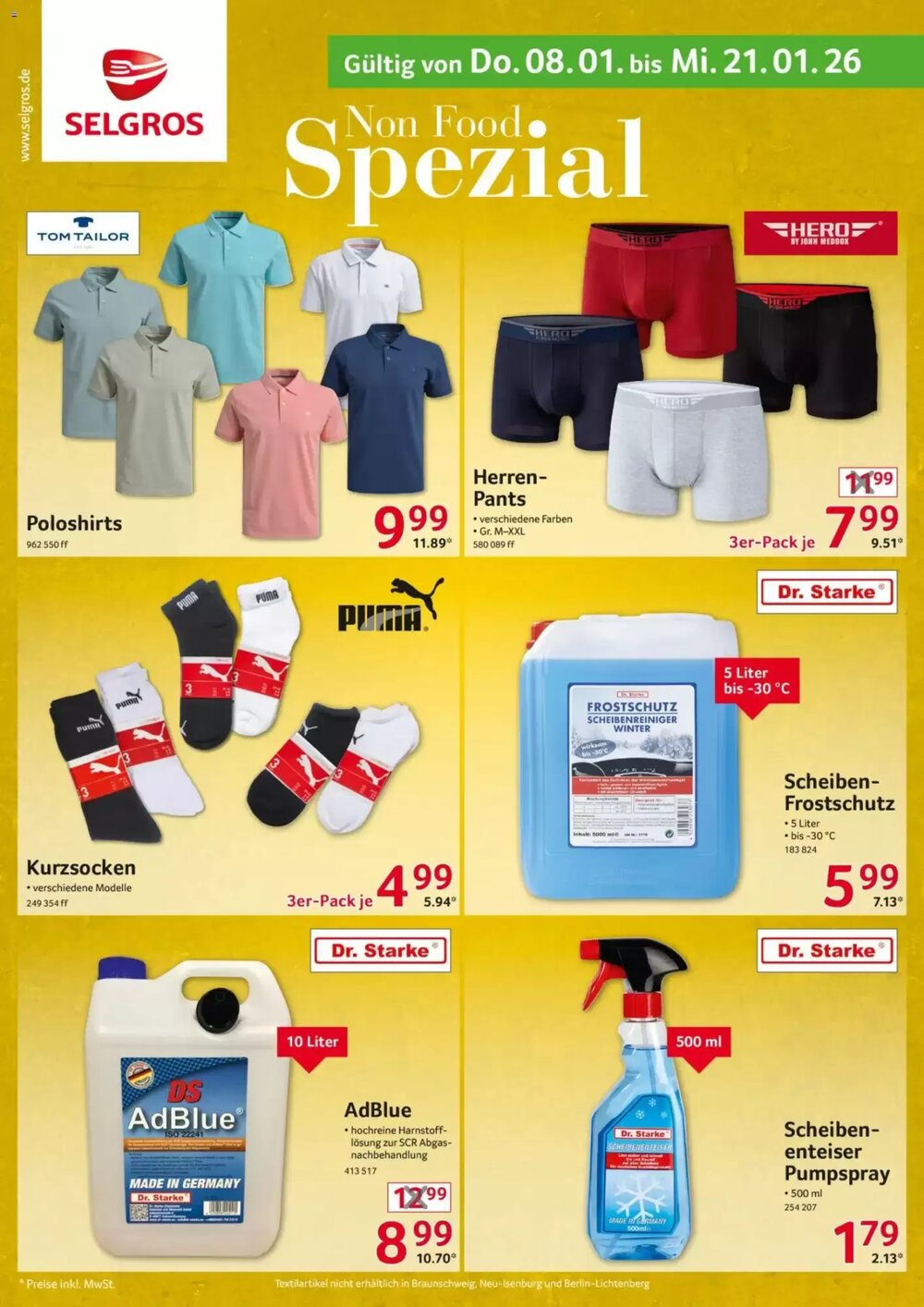 Selgros Prospekt (ab 08.01.2026) zum Blättern - Seite 1