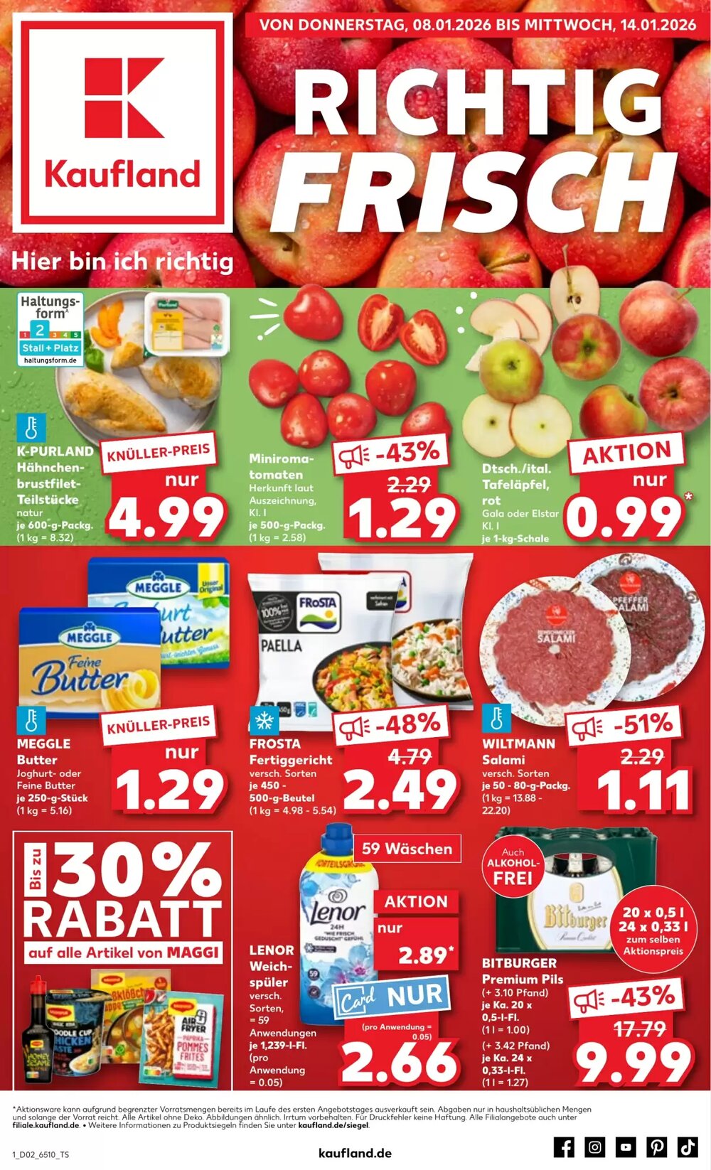 Kaufland Prospekt (ab 08.01.2026) zum Blättern - Seite 1