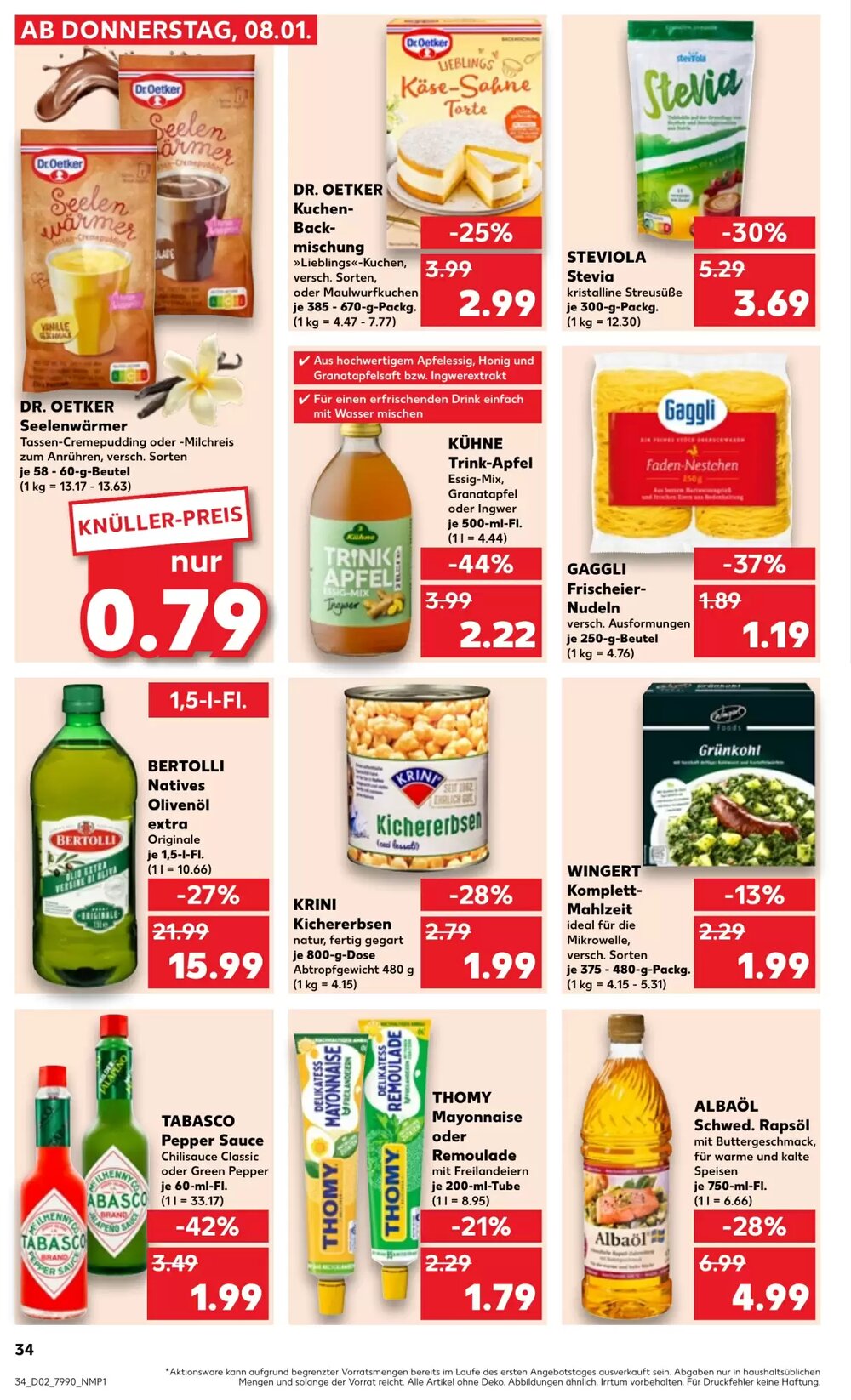 Kaufland Prospekt (ab 08.01.2026) zum Blättern - Seite 34