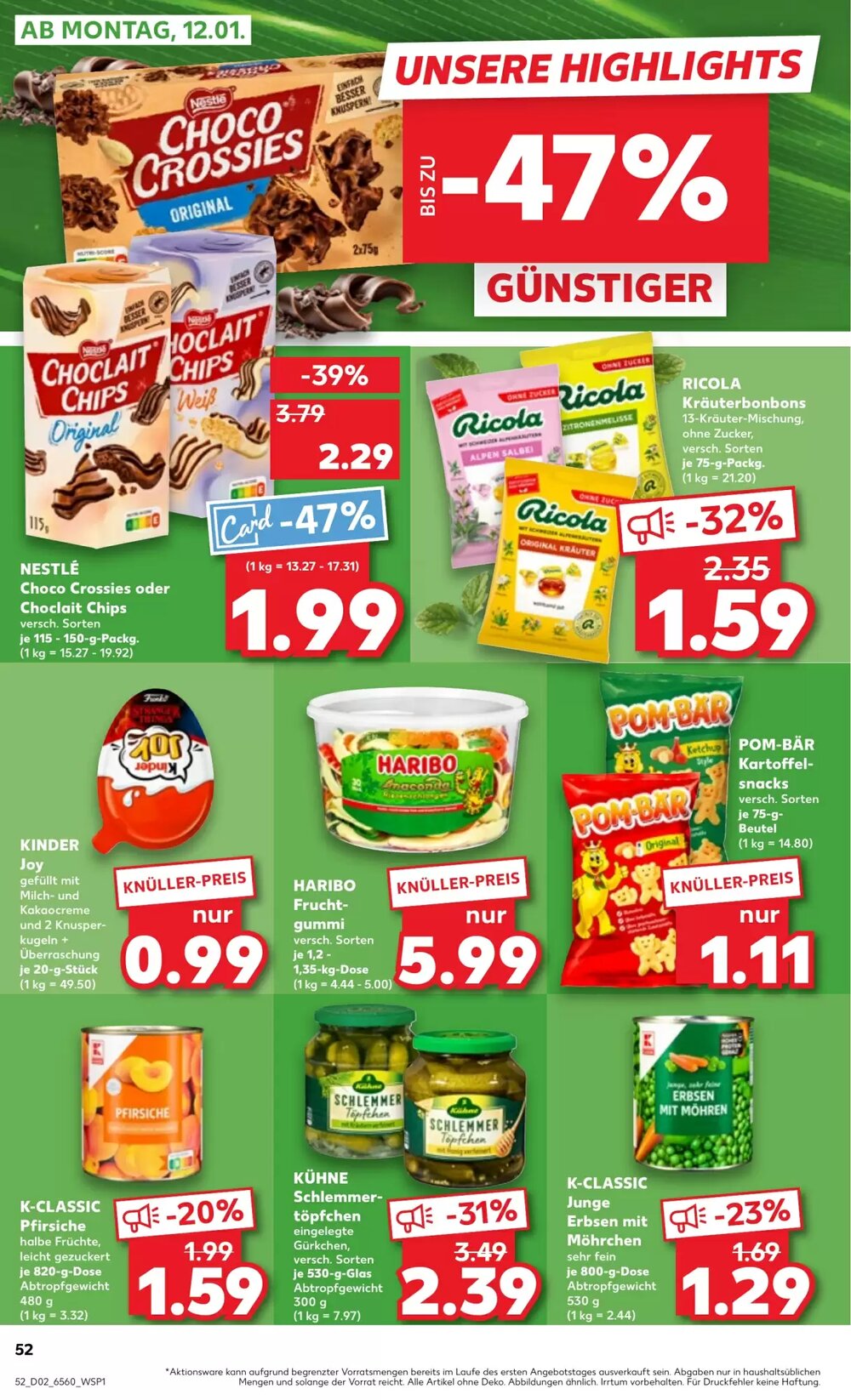 Kaufland Prospekt (ab 08.01.2026) zum Blättern - Seite 52