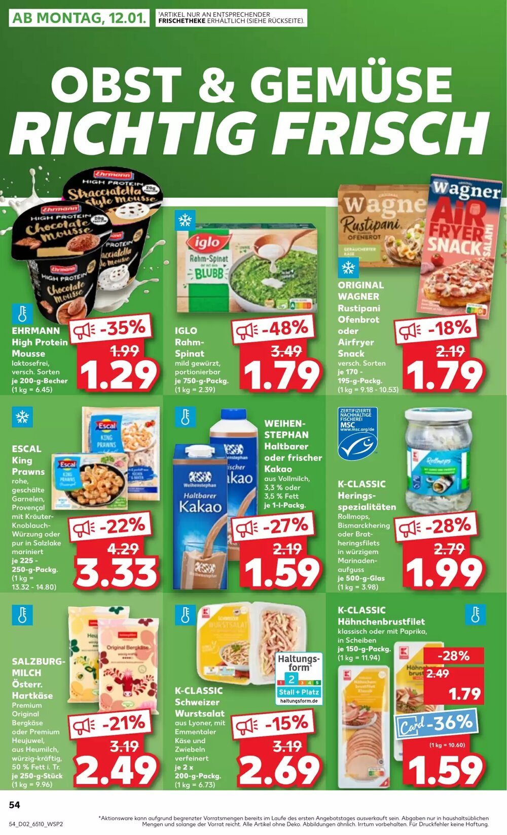 Kaufland Prospekt (ab 08.01.2026) zum Blättern - Seite 54