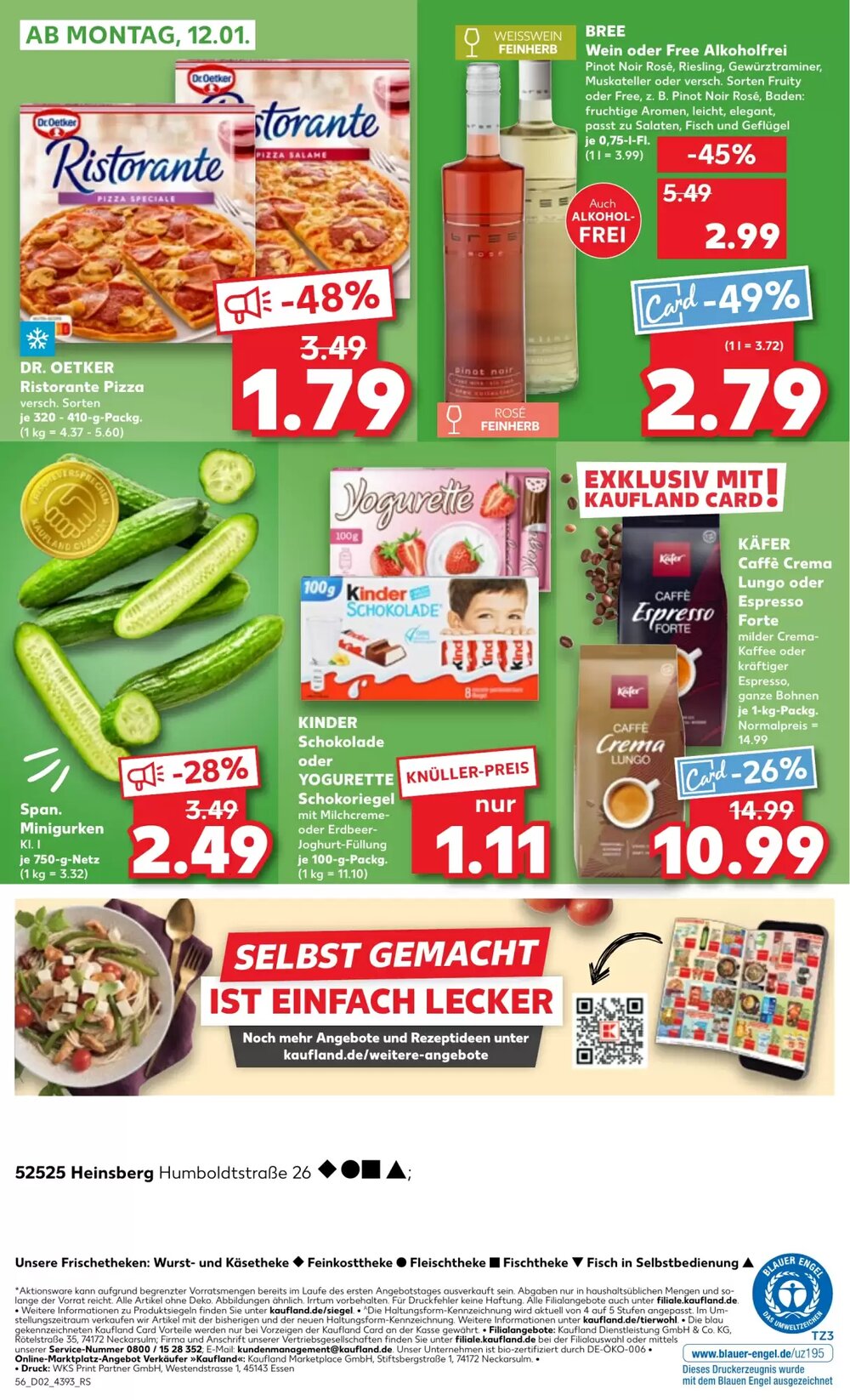 Kaufland Prospekt (ab 08.01.2026) zum Blättern - Seite 56