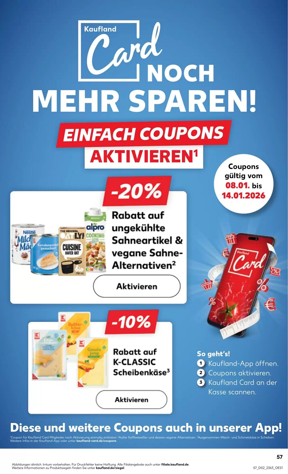 Kaufland Prospekt (ab 08.01.2026) zum Blättern - Seite 57