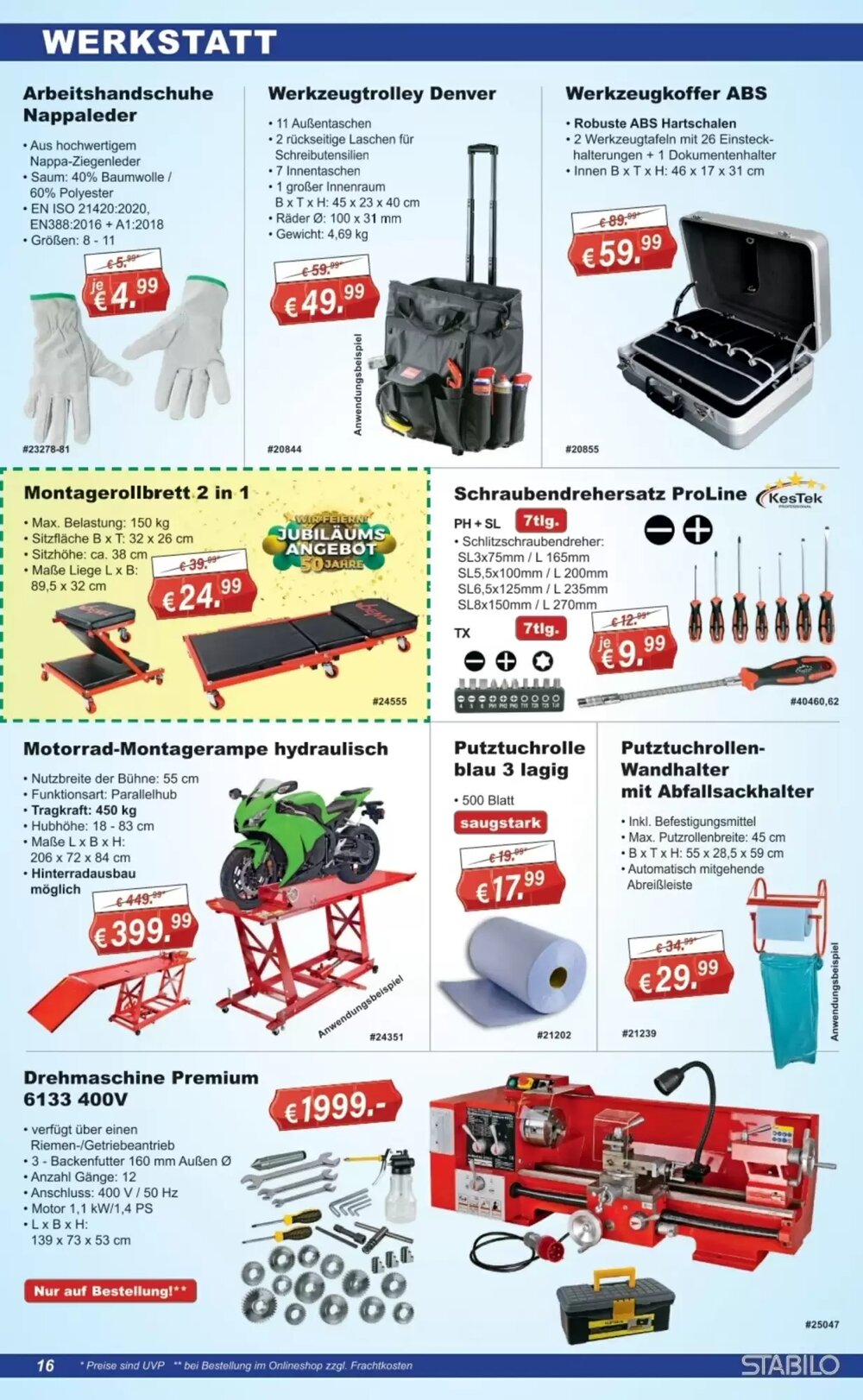 Stabilo Fachmarkt Prospekt (ab 08.01.2026) zum Blättern - Seite 16