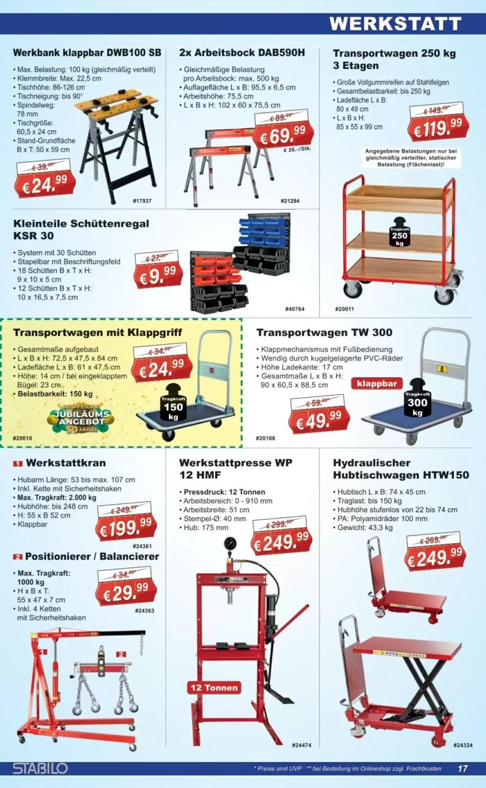 Stabilo Fachmarkt Prospekt (ab 08.01.2026) zum Blättern - Seite 17