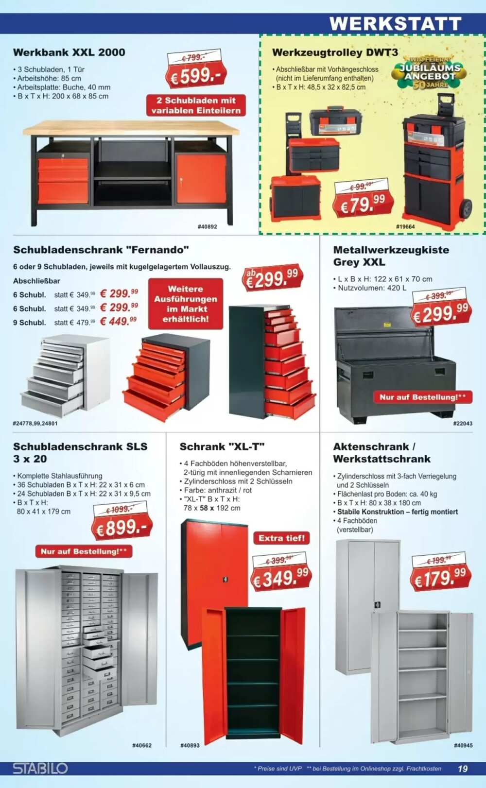 Stabilo Fachmarkt Prospekt (ab 08.01.2026) zum Blättern - Seite 19