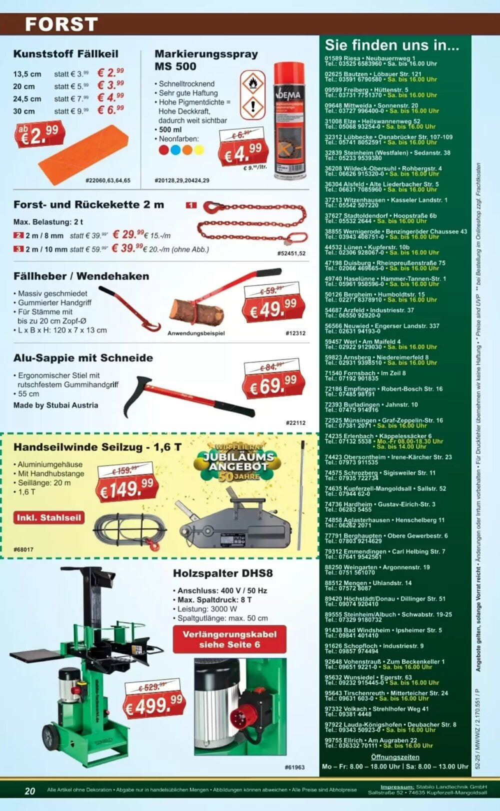 Stabilo Fachmarkt Prospekt (ab 08.01.2026) zum Blättern - Seite 20