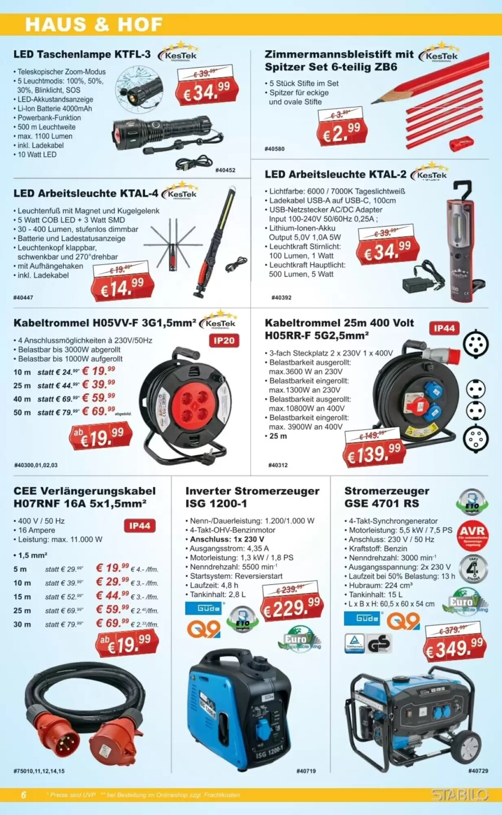 Stabilo Fachmarkt Prospekt (ab 08.01.2026) zum Blättern - Seite 6