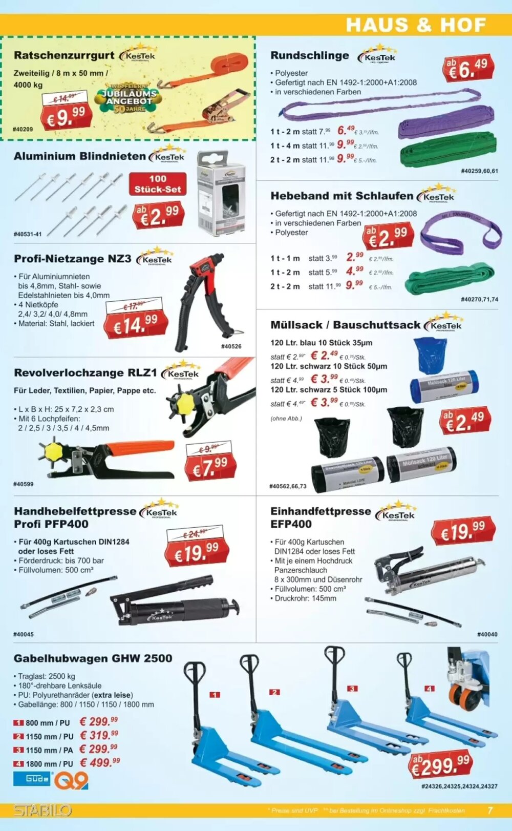 Stabilo Fachmarkt Prospekt (ab 08.01.2026) zum Blättern - Seite 7