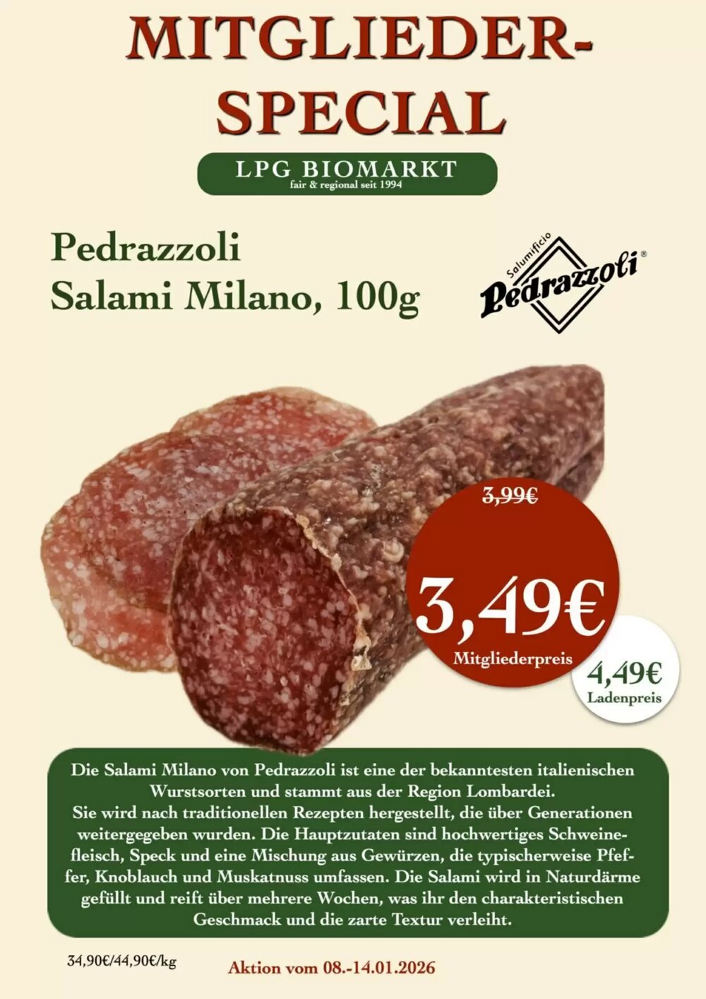 LPG Biomarkt Prospekt (ab 08.01.2026) zum Blättern - Seite 8