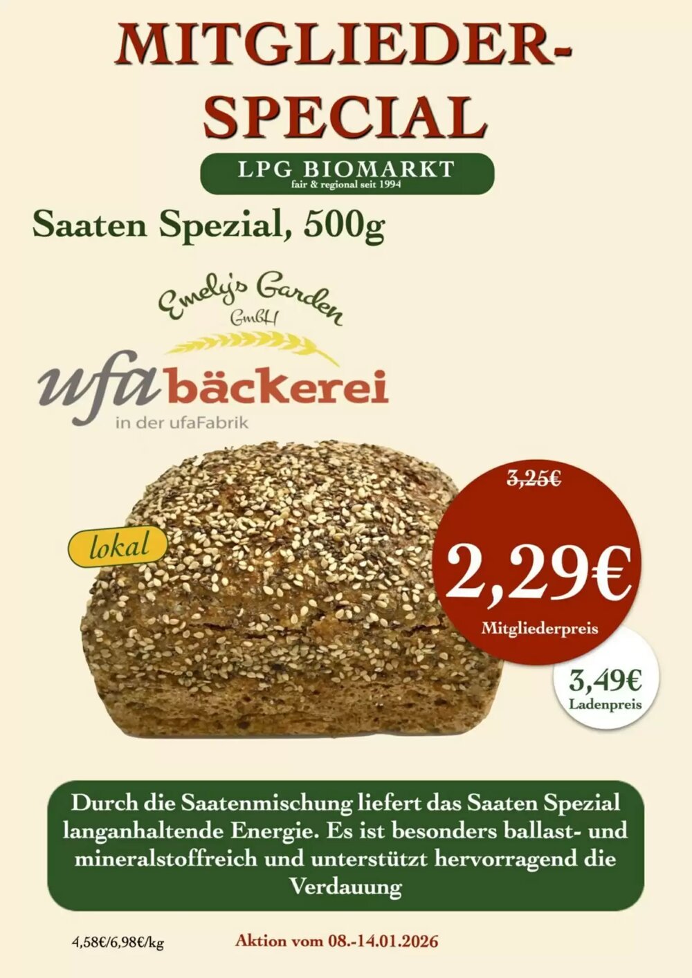 LPG Biomarkt Prospekt (ab 08.01.2026) zum Blättern - Seite 9
