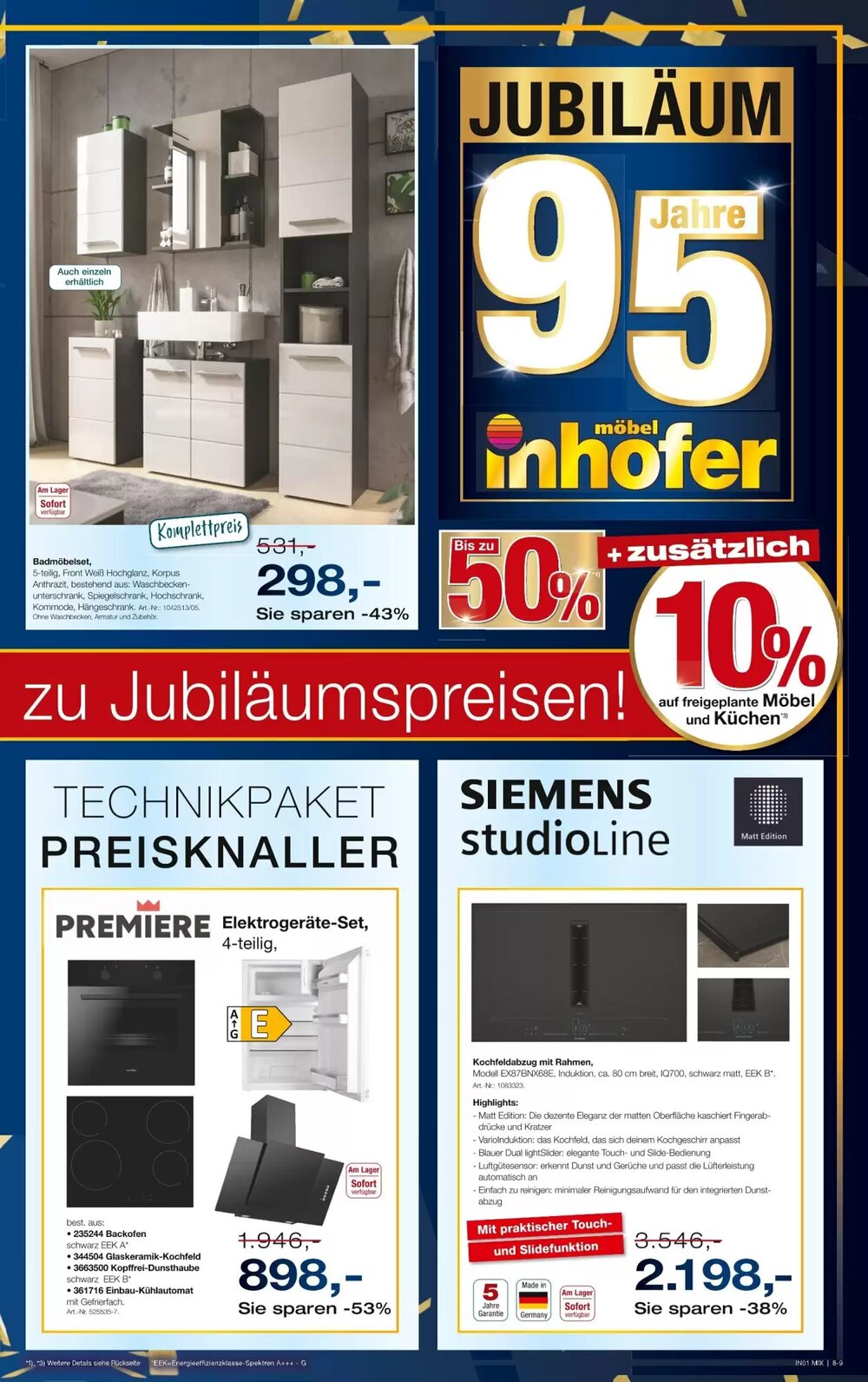 Möbel Inhofer Prospekt (ab 08.01.2026) zum Blättern - Seite 9