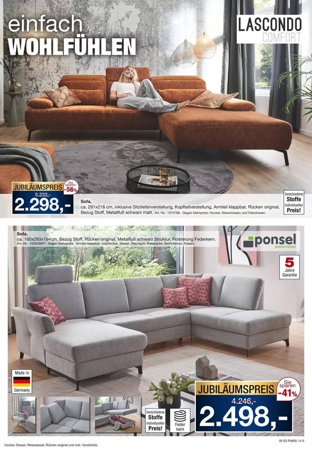 Möbel Inhofer Prospekt (ab 08.01.2026) zum Blättern - Seite 5