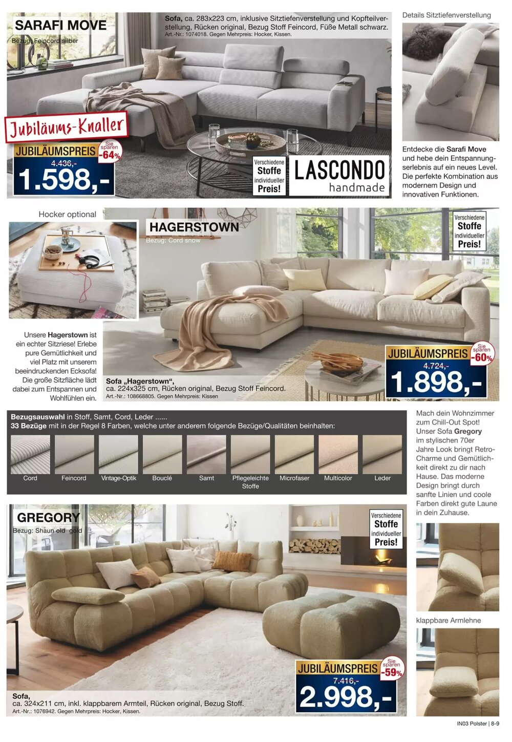 Möbel Inhofer Prospekt (ab 08.01.2026) zum Blättern - Seite 9