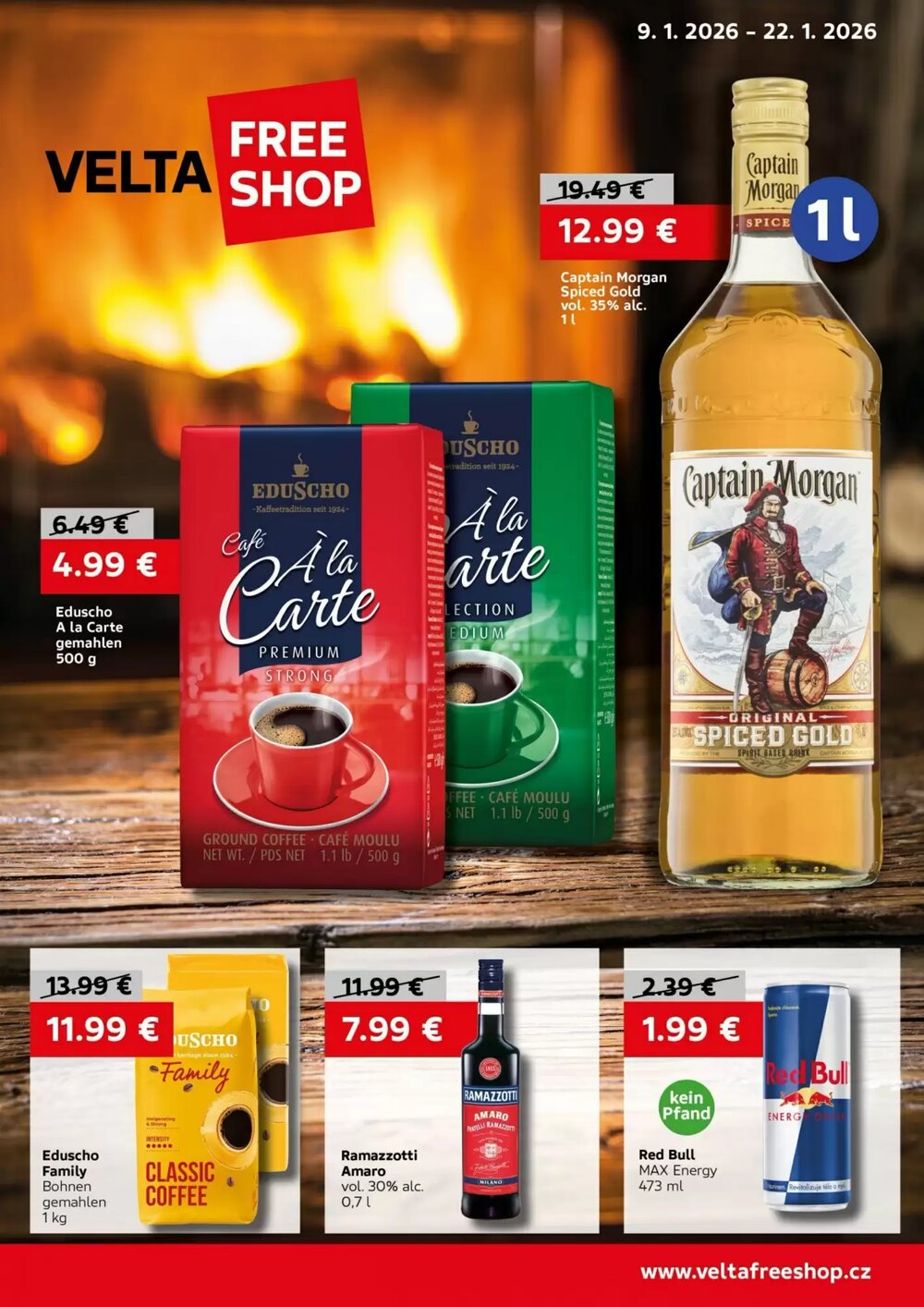 VELTA Free Shop Prospekt (ab 09.01.2026) zum Blättern - Seite 1