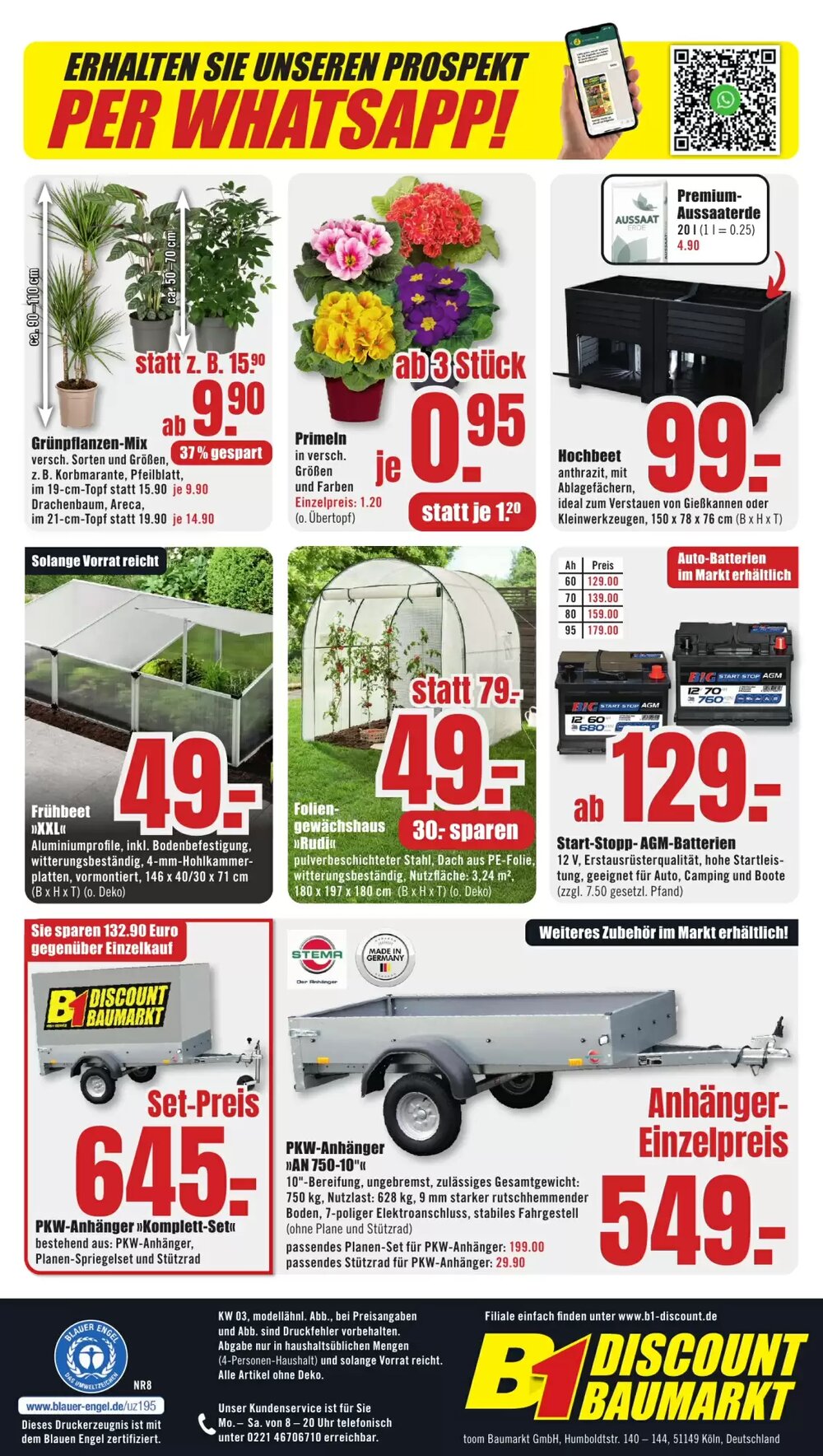 B1 Discount Baumarkt Prospekt (ab 10.01.2026) zum Blättern - Seite 4