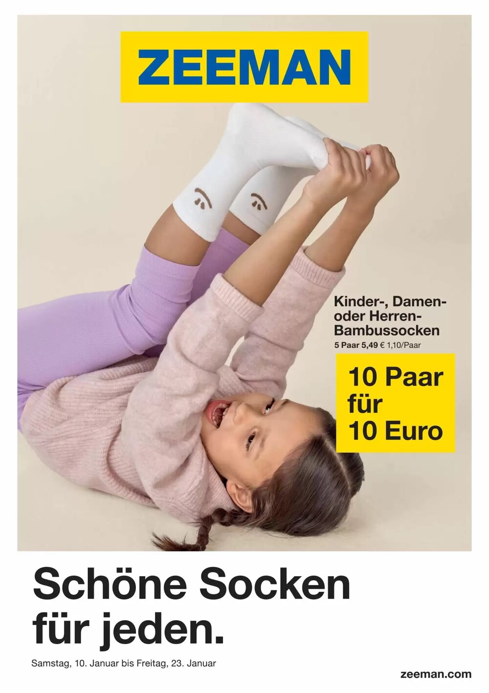 Zeeman Prospekt (ab 10.01.2026) zum Blättern - Seite 1