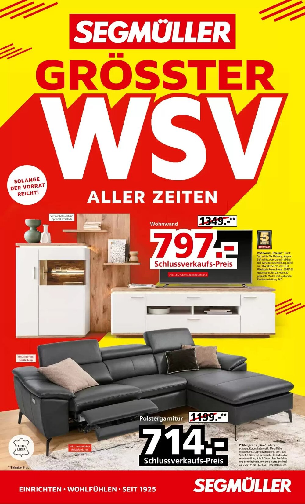 Segmüller Prospekt (ab 10.01.2026) zum Blättern - Seite 1