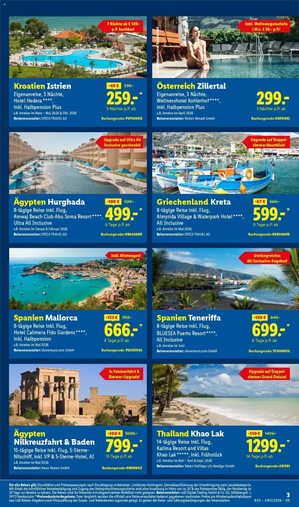 Lidl Reisen Prospekt (ab 10.01.2026) zum Blättern - Seite 3