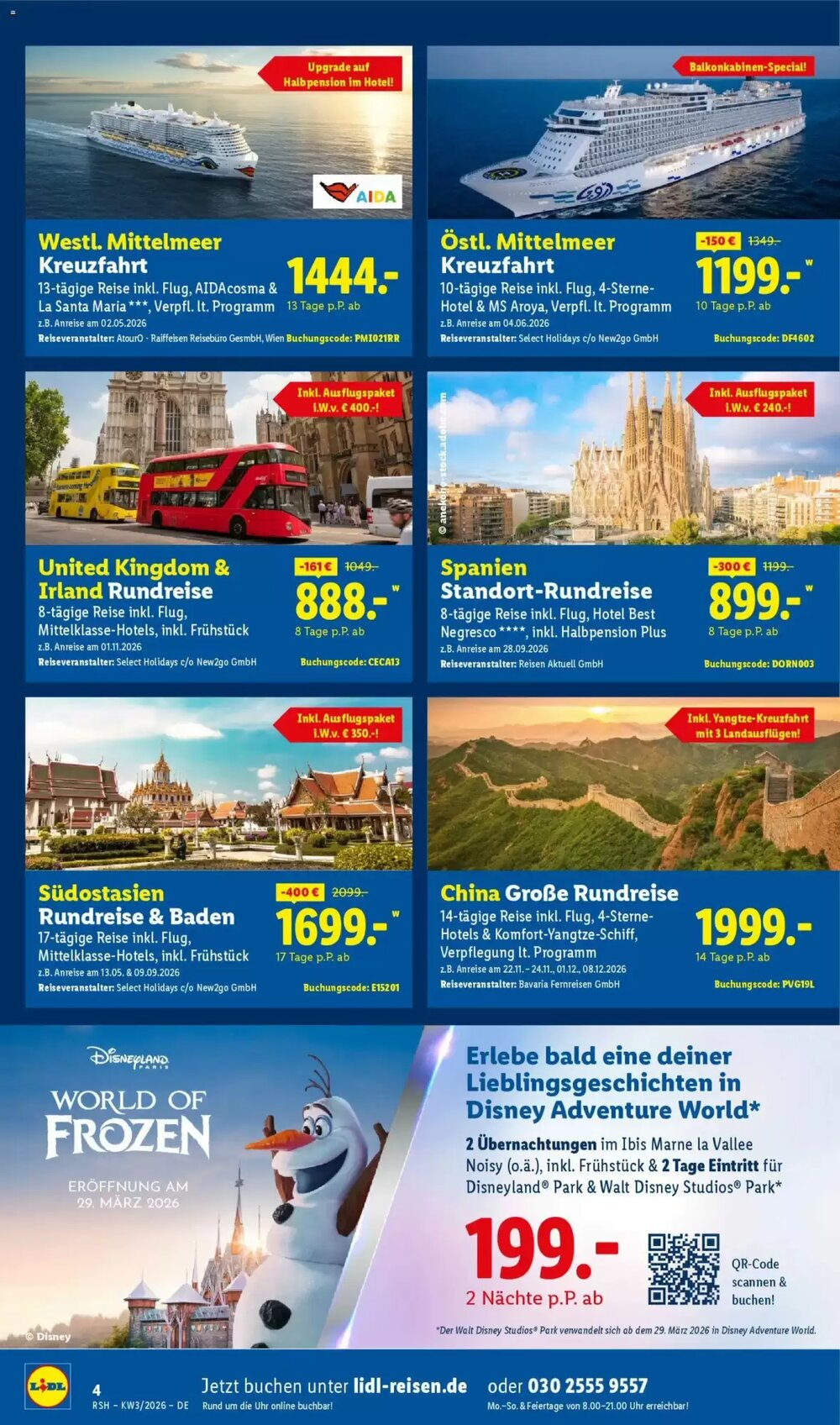 Lidl Reisen Prospekt (ab 10.01.2026) zum Blättern - Seite 4