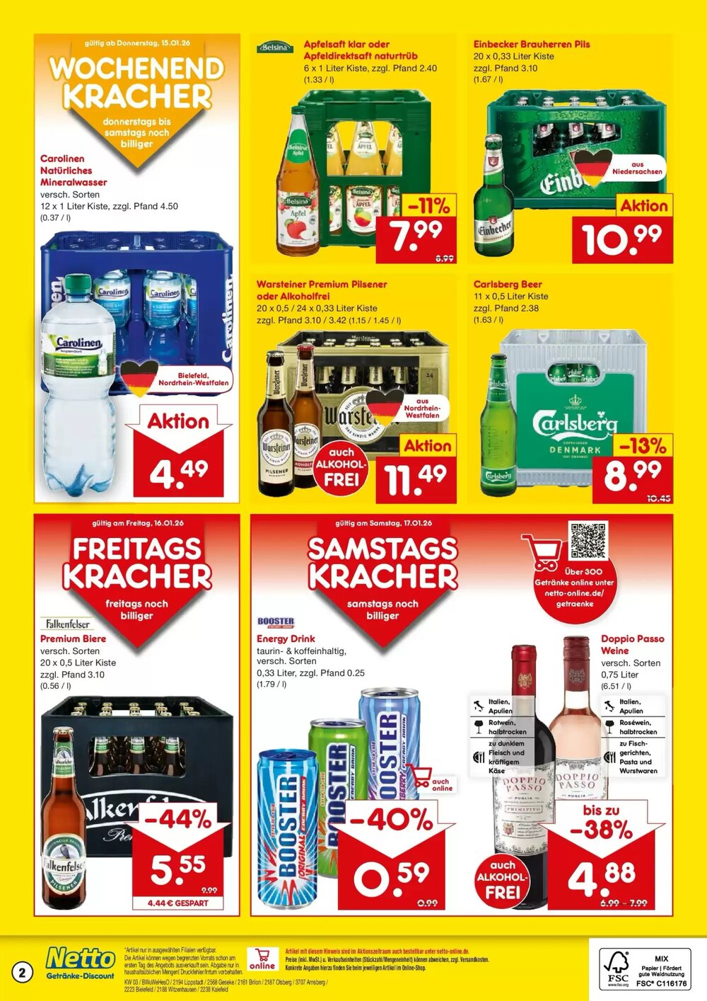 Netto Getränke Discount Prospekt (ab 11.01.2026) zum Blättern - Seite 2