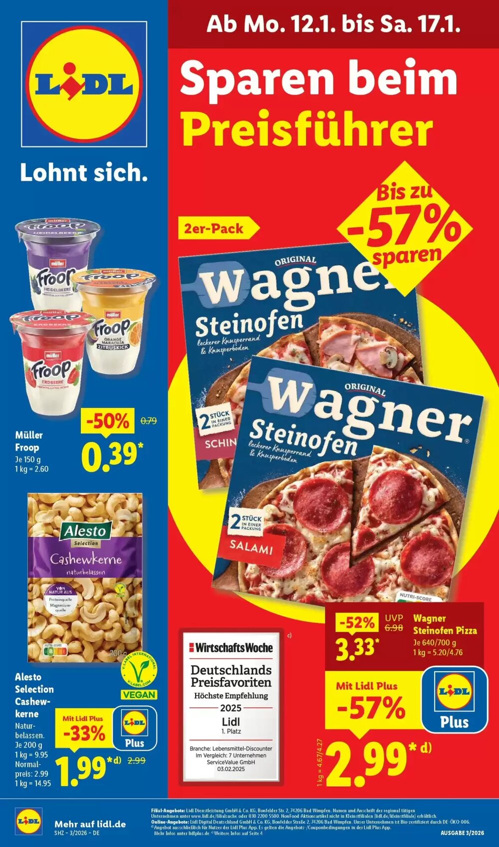 Lidl Prospekt (ab 11.01.2026) zum Blättern - Seite 1