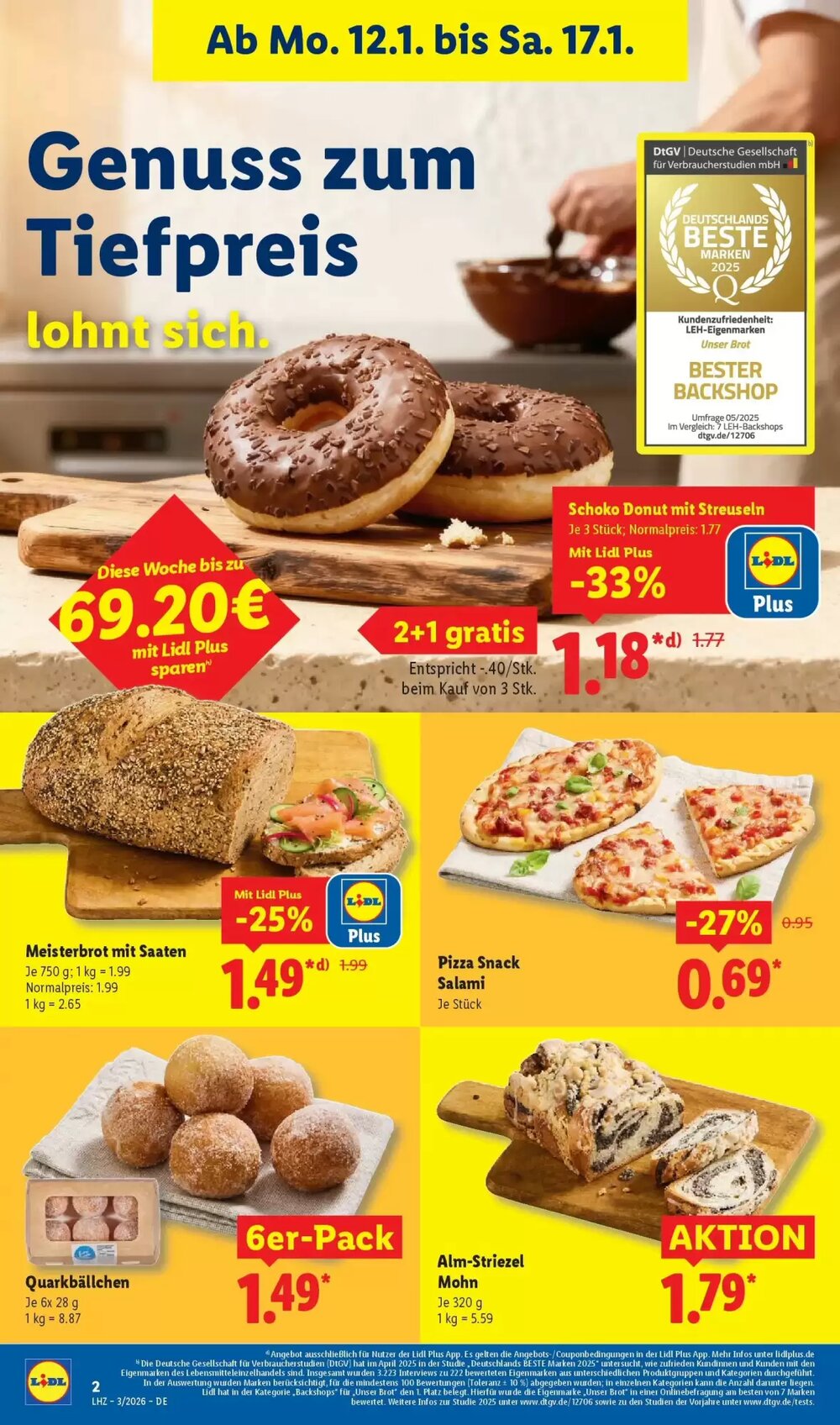 Lidl Prospekt (ab 11.01.2026) zum Blättern - Seite 12