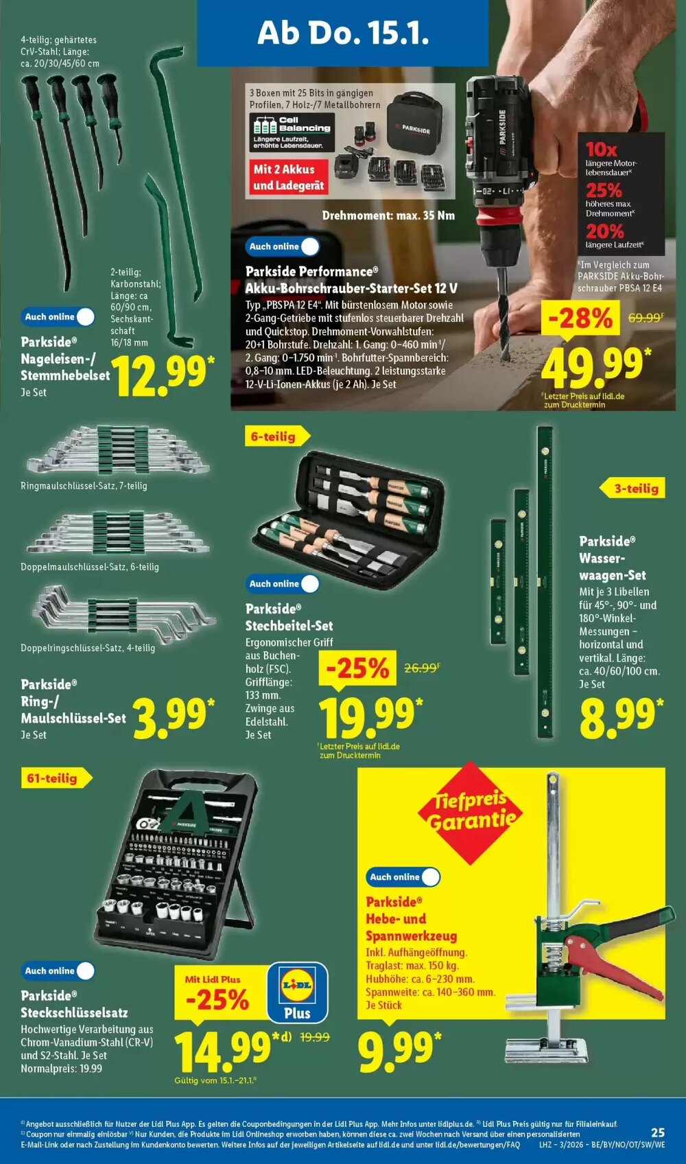 Lidl Prospekt (ab 11.01.2026) zum Blättern - Seite 47