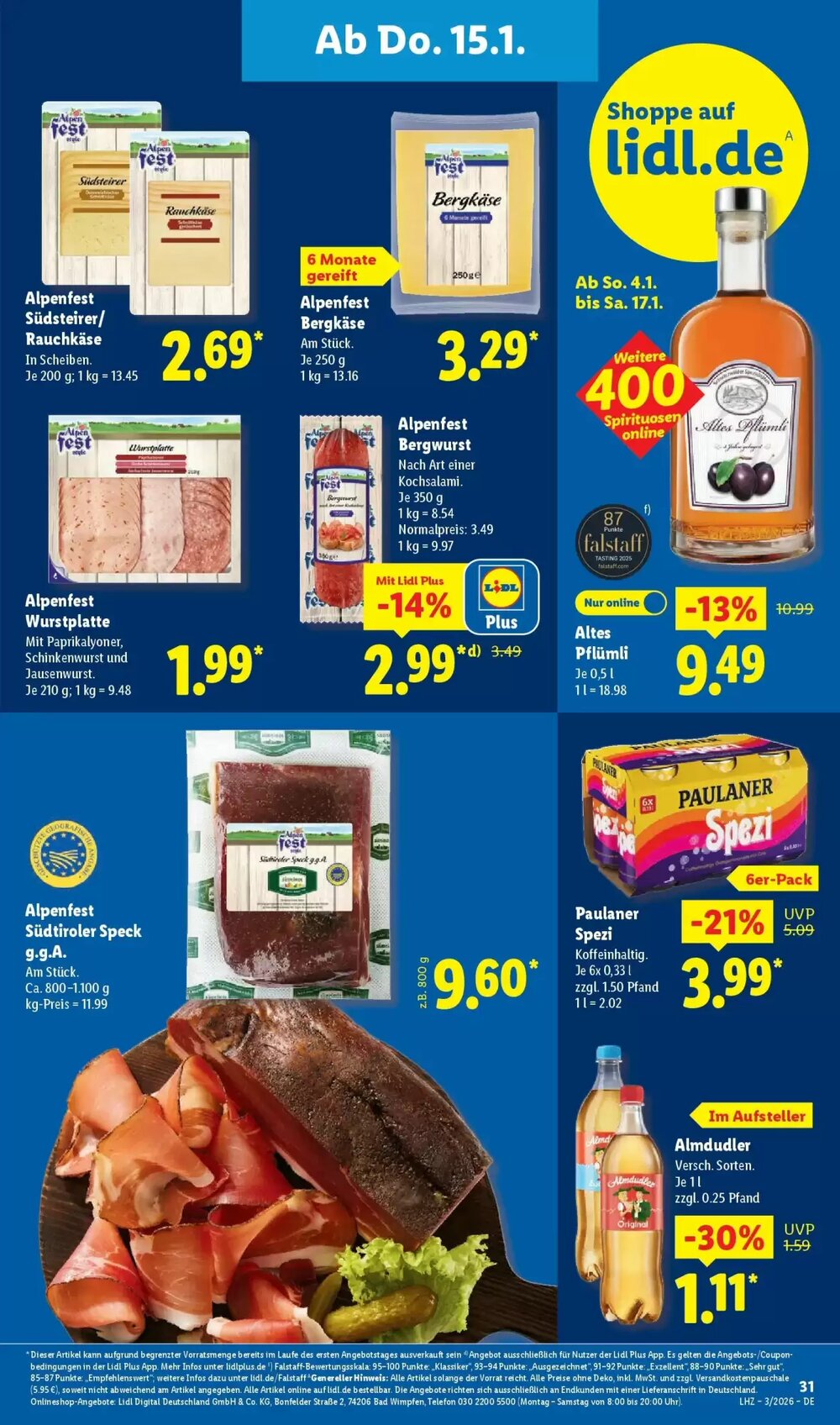 Lidl Prospekt (ab 11.01.2026) zum Blättern - Seite 53