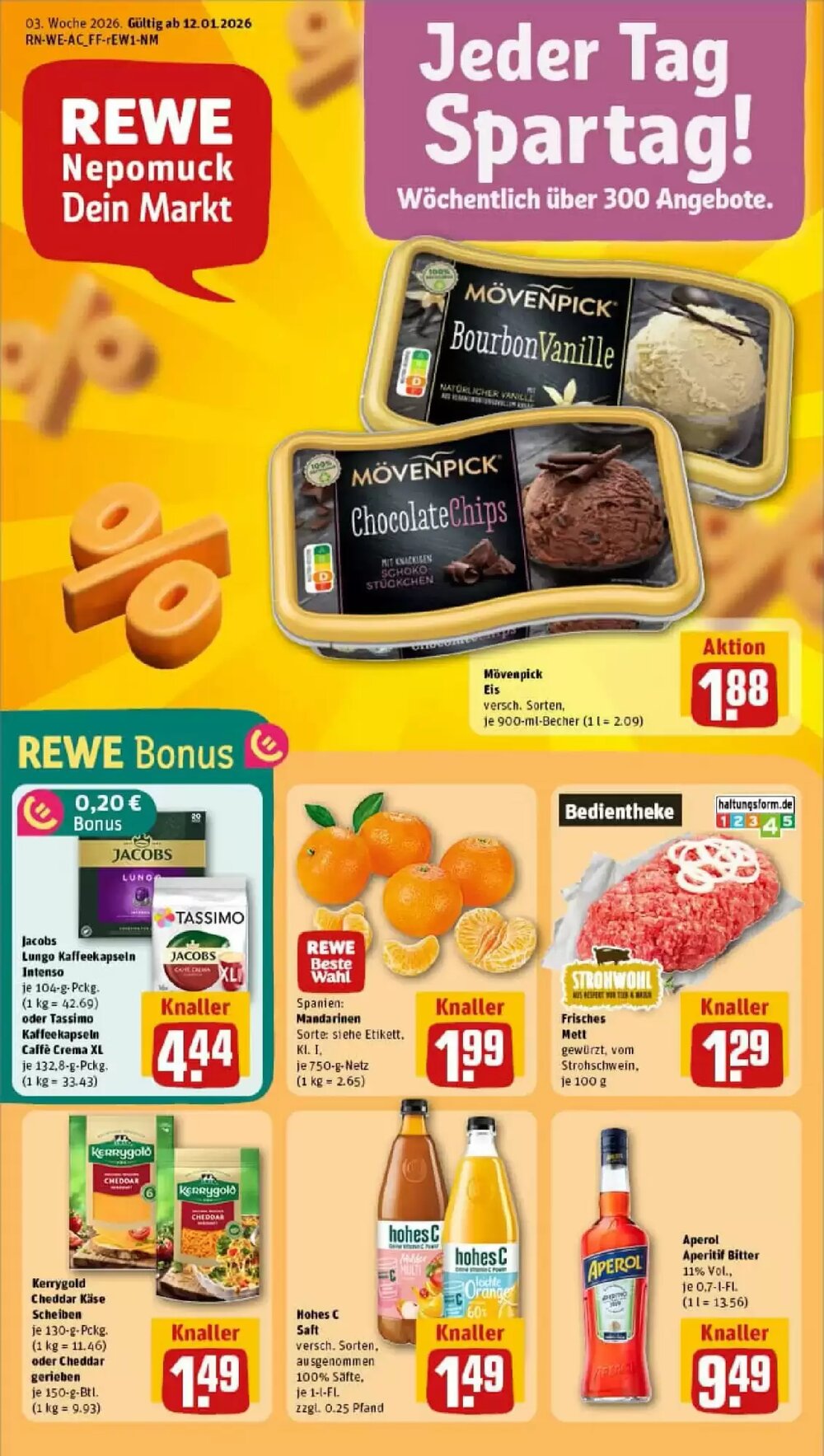REWE Prospekt (ab 11.01.2026) zum Blättern - Seite 1