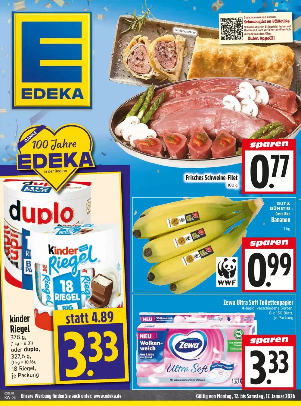 EDEKA Hahner Prospekt (ab 11.01.2026) zum Blättern - Seite 3