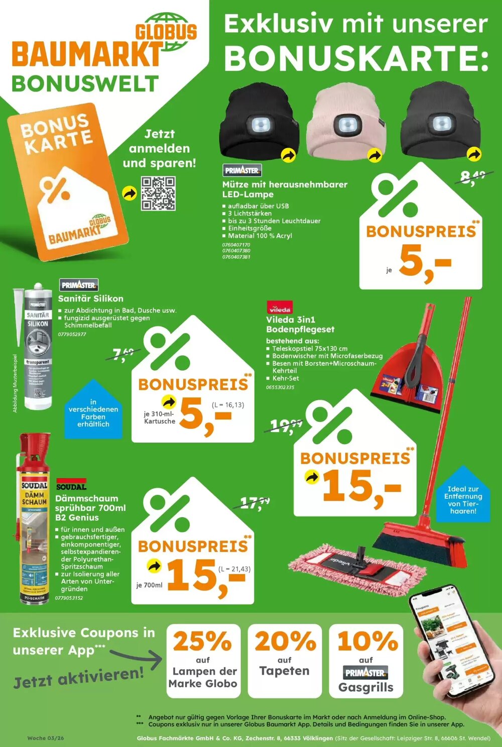 Globus Baumarkt Prospekt (ab 11.01.2026) zum Blättern - Seite 13