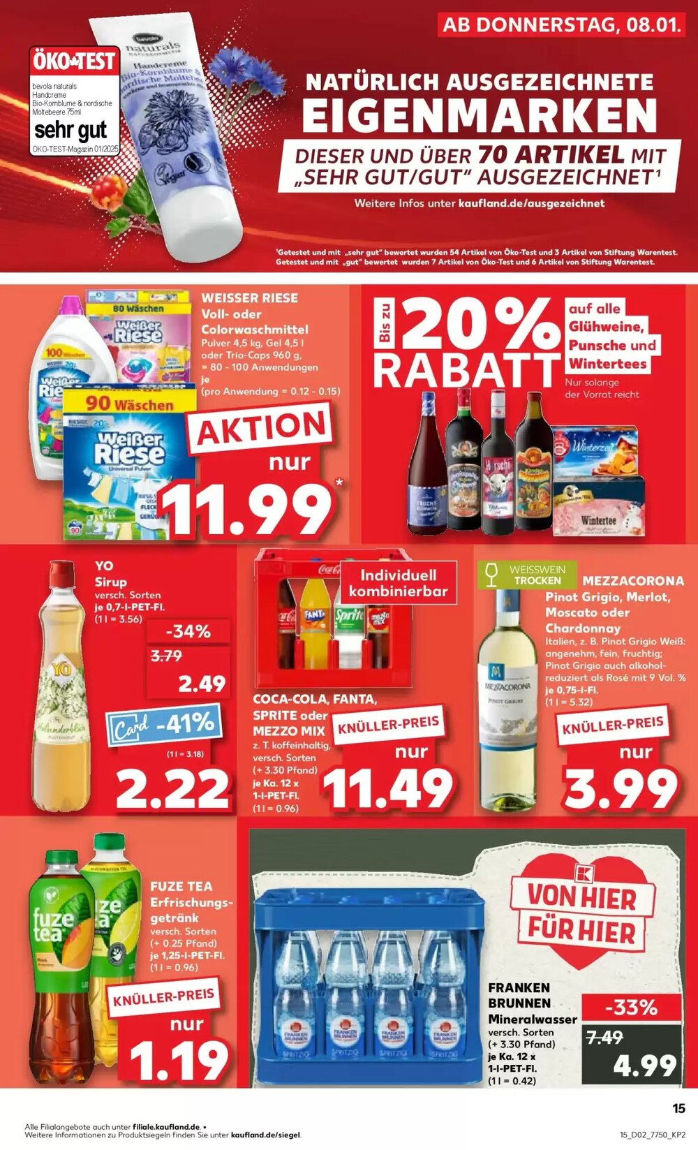 Kaufland Prospekt (ab 11.01.2026) zum Blättern - Seite 15