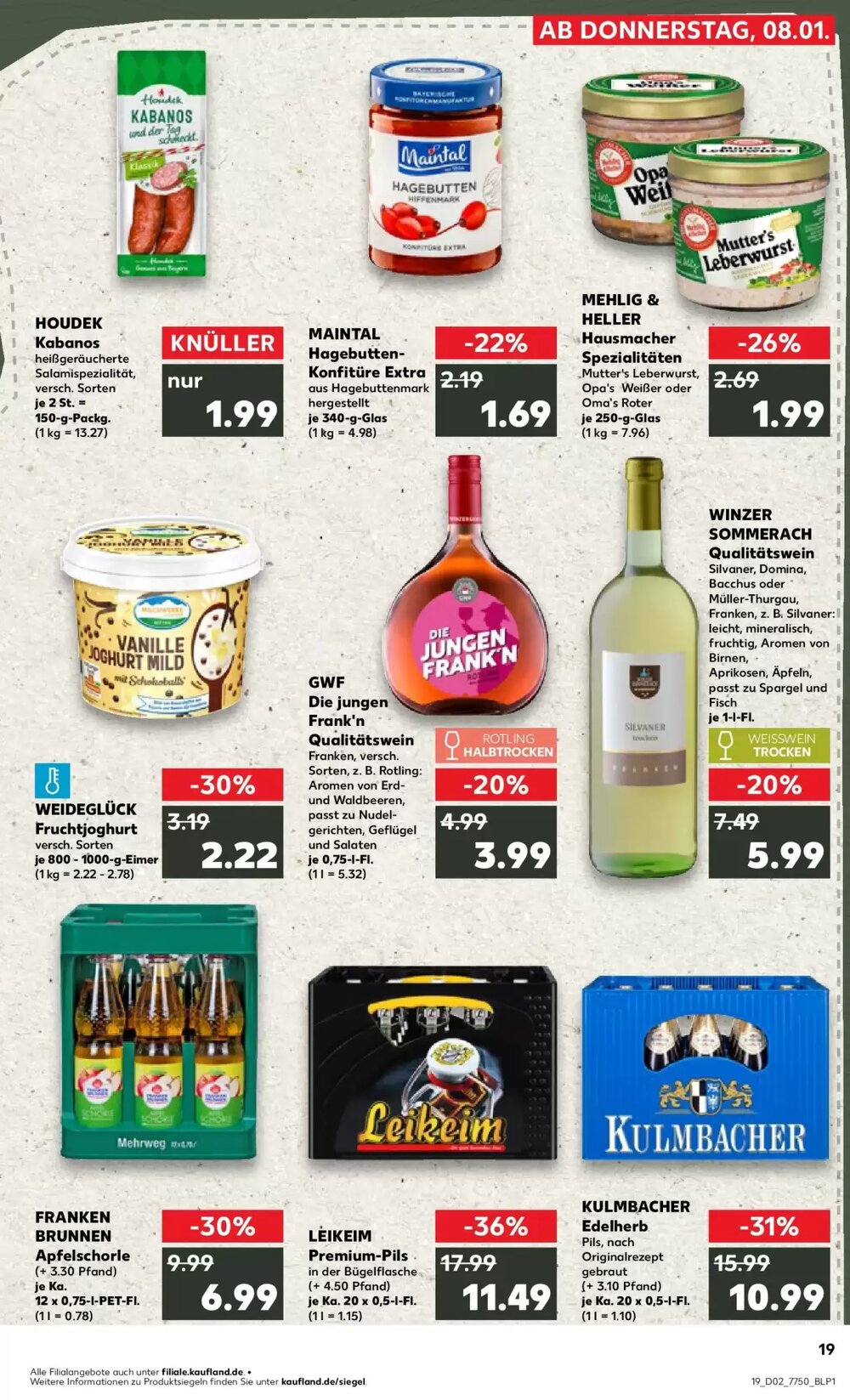 Kaufland Prospekt (ab 11.01.2026) zum Blättern - Seite 19