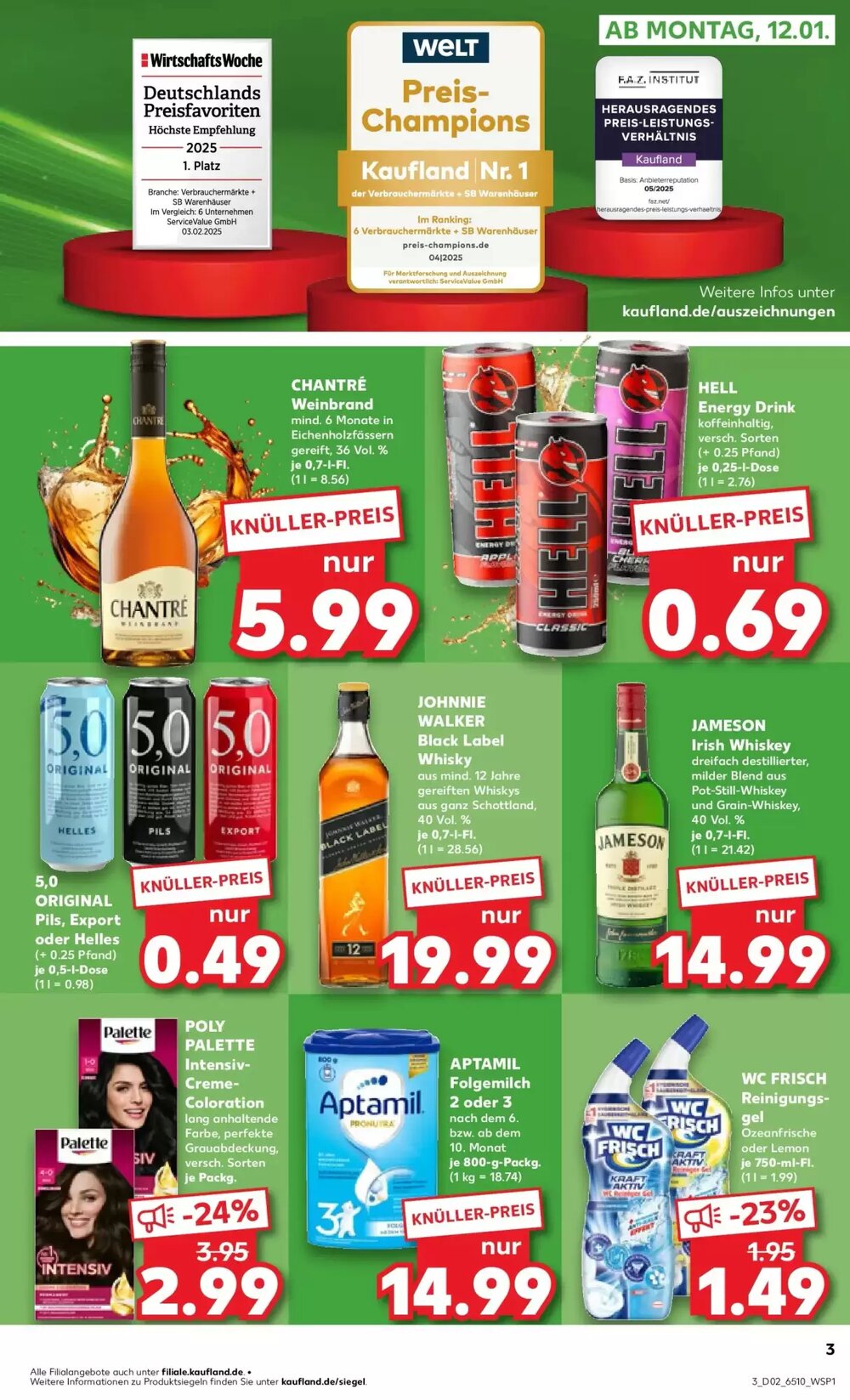 Kaufland Prospekt (ab 11.01.2026) zum Blättern - Seite 3