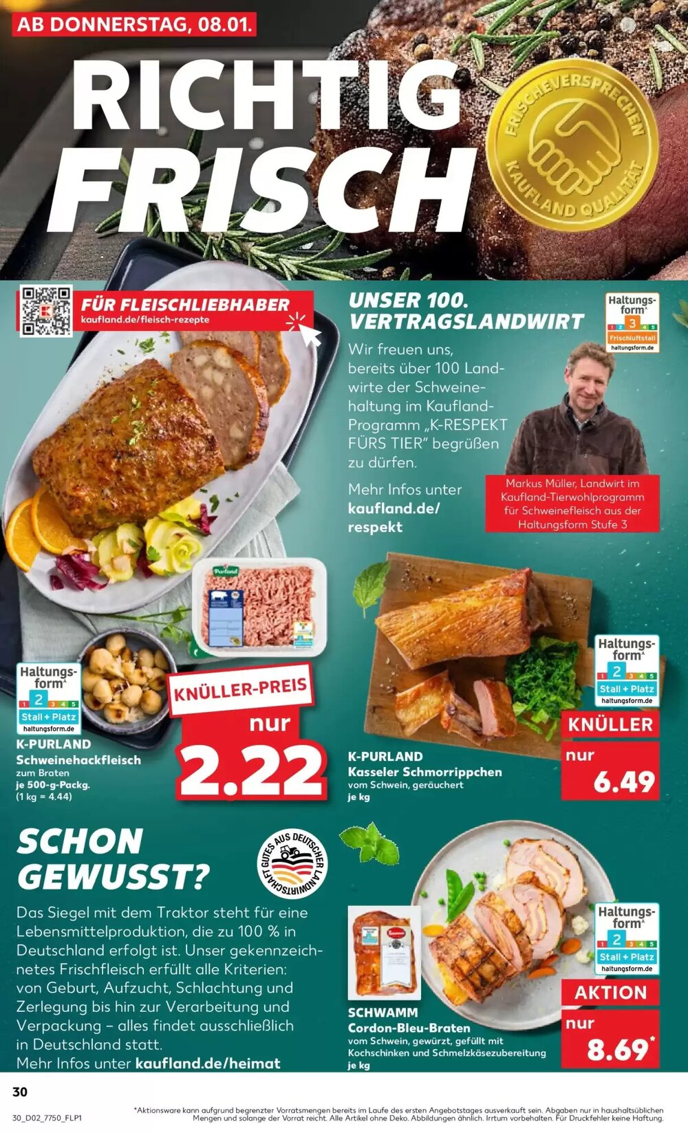 Kaufland Prospekt (ab 11.01.2026) zum Blättern - Seite 30