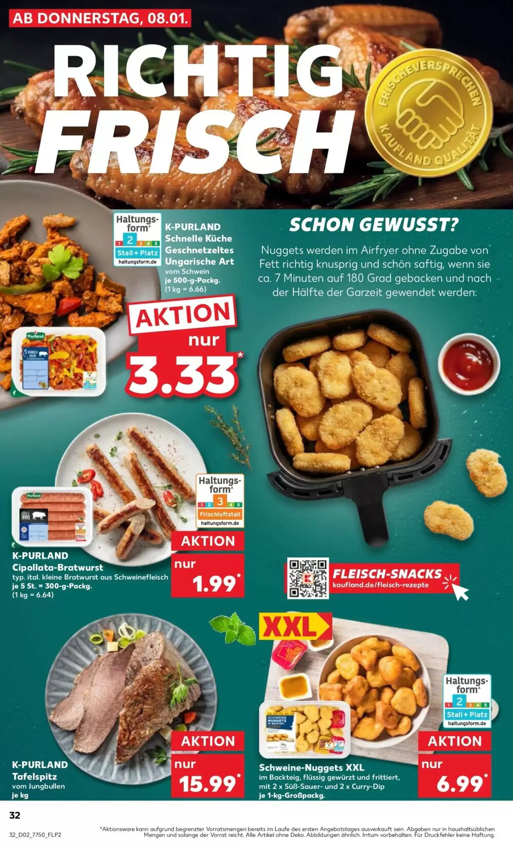 Kaufland Prospekt (ab 11.01.2026) zum Blättern - Seite 32