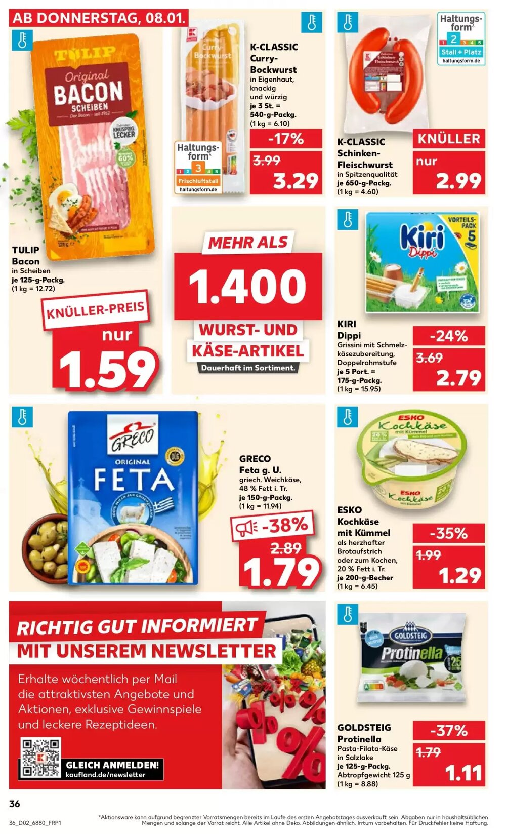 Kaufland Prospekt (ab 11.01.2026) zum Blättern - Seite 36