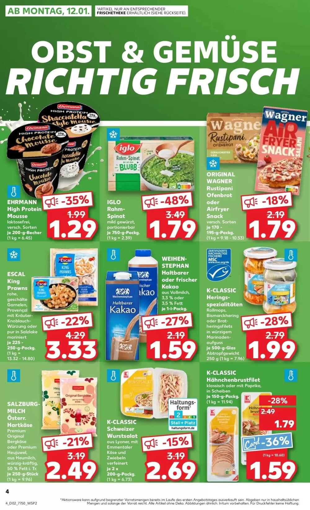 Kaufland Prospekt (ab 11.01.2026) zum Blättern - Seite 4