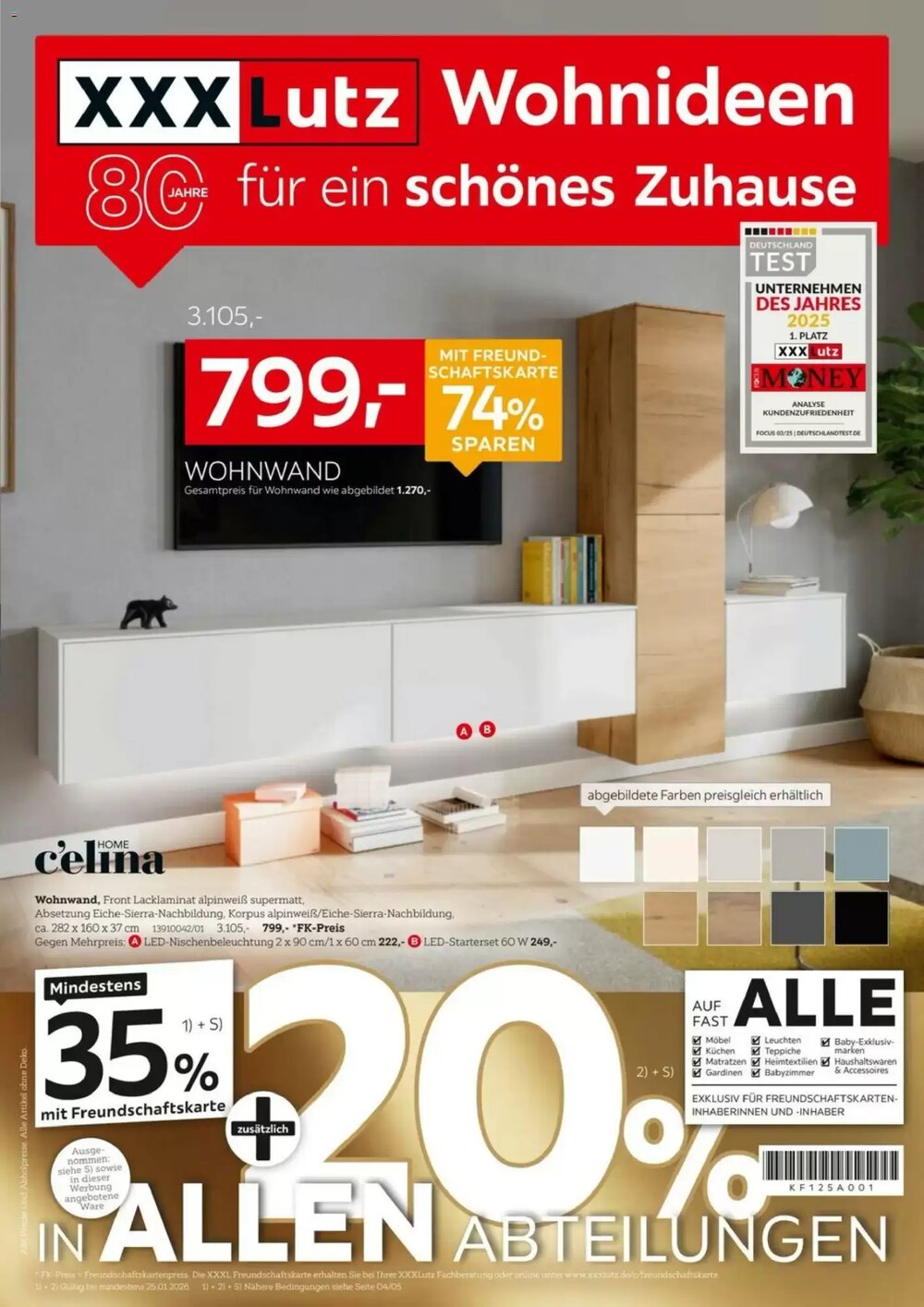 XXXLutz Prospekt (ab 11.01.2026) zum Blättern - Seite 1