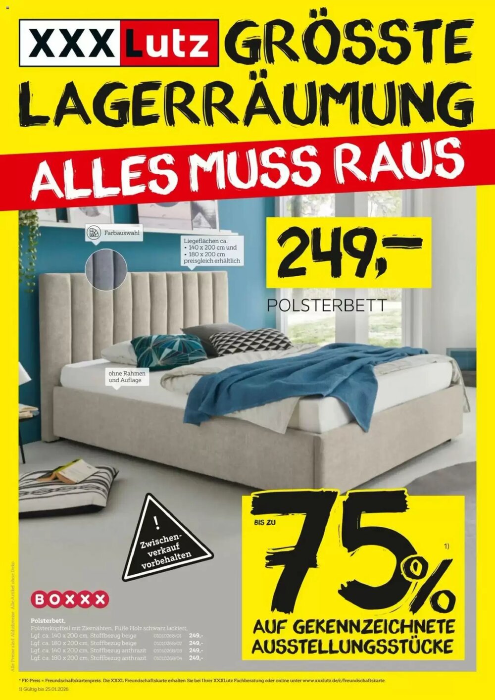 XXXLutz Prospekt (ab 11.01.2026) zum Blättern - Seite 1